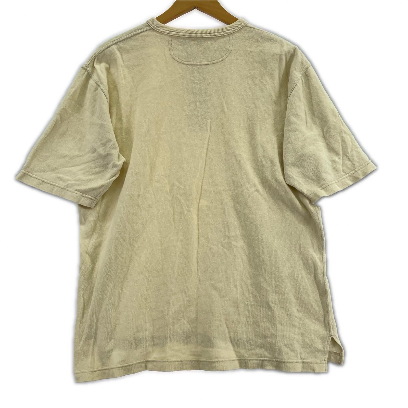 半袖Tシャツ GREAT LAKES GMT ヘンリーネック 42 42 ベージュ