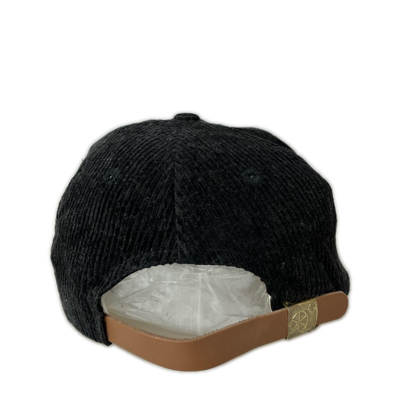 キャップ SPORTCAP SUPREME コーデュロイ ブラック ブラック