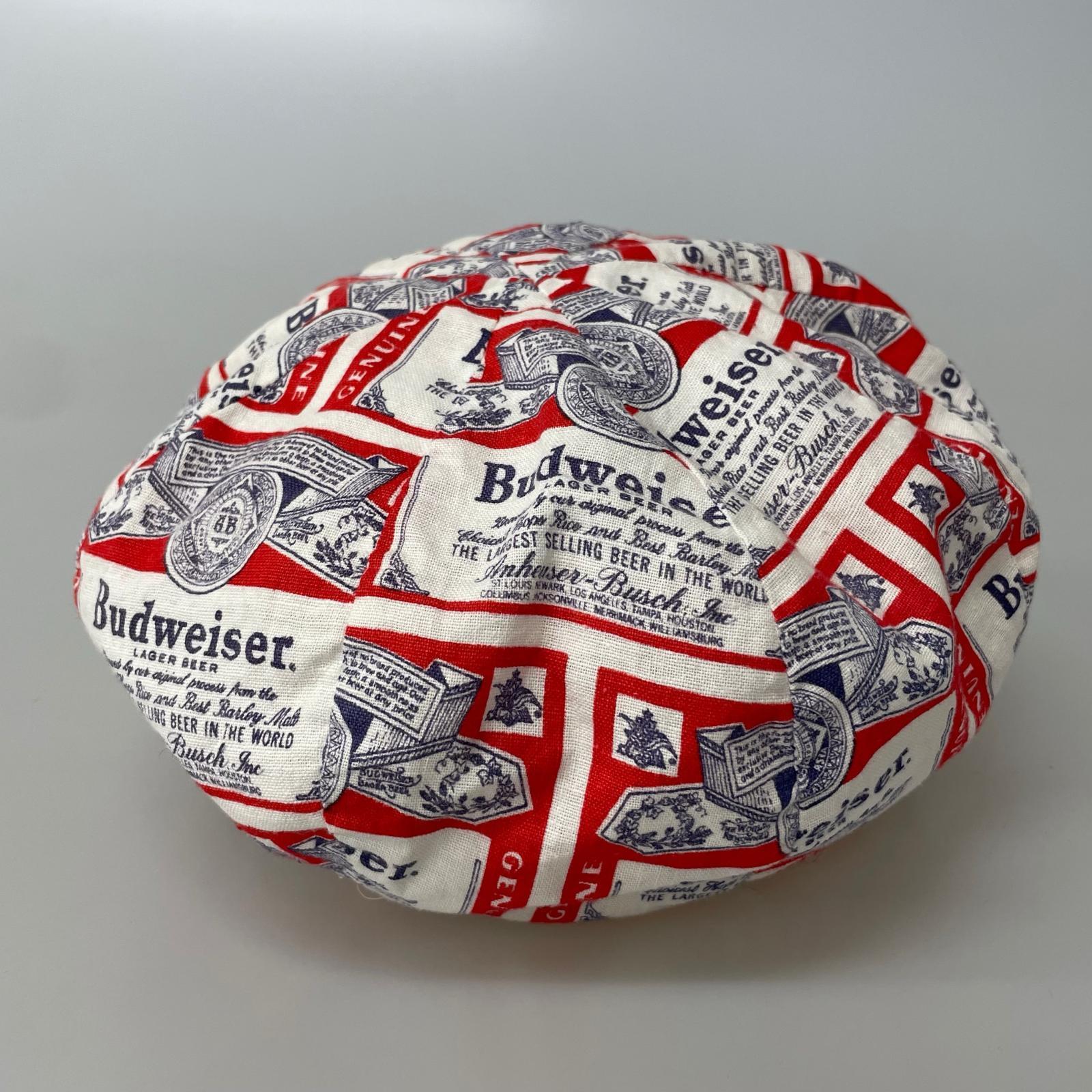 キャップ Budweiser 総柄 キャップ