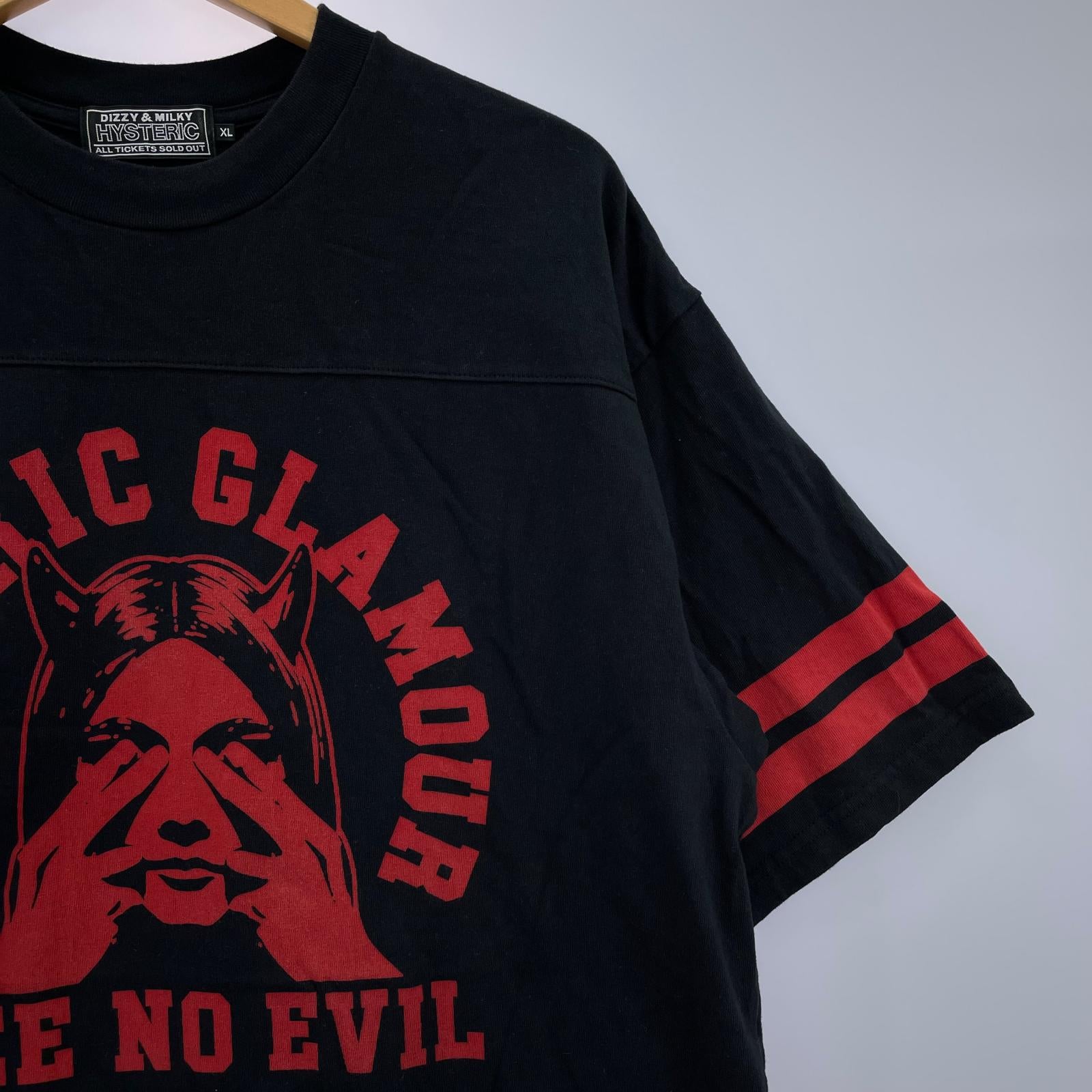 半袖Tシャツ SEE NO EVIL 黒 XL ブラック