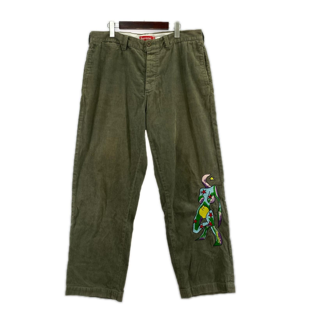 パンツ 21AW Gonz Corduroy Chino Pant 緑 36 グリーン