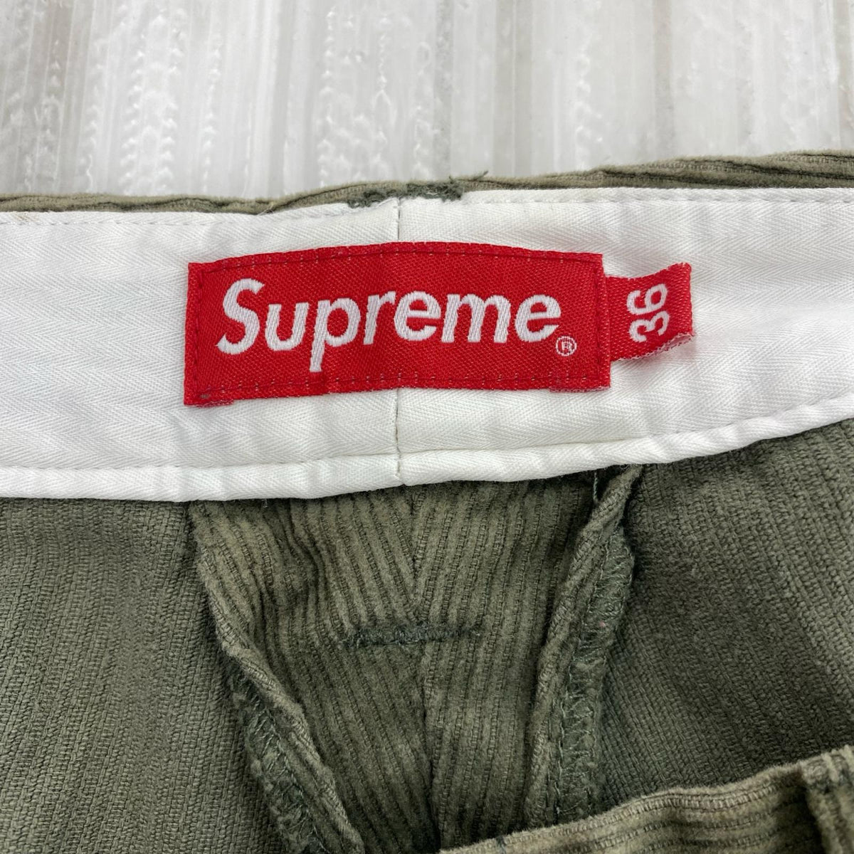 パンツ 21AW Gonz Corduroy Chino Pant 緑 36 グリーン