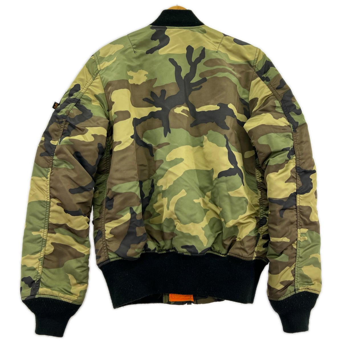 ミリタリージャケット woodland kamo リバーシブル MA-1 S