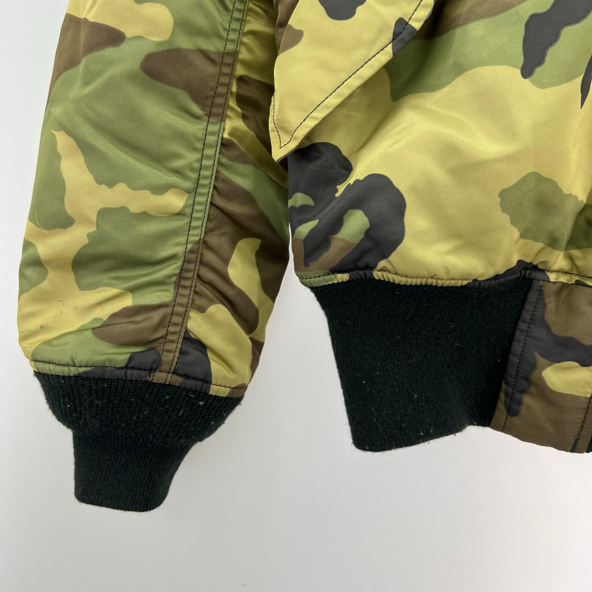 ミリタリージャケット woodland kamo リバーシブル MA-1 S