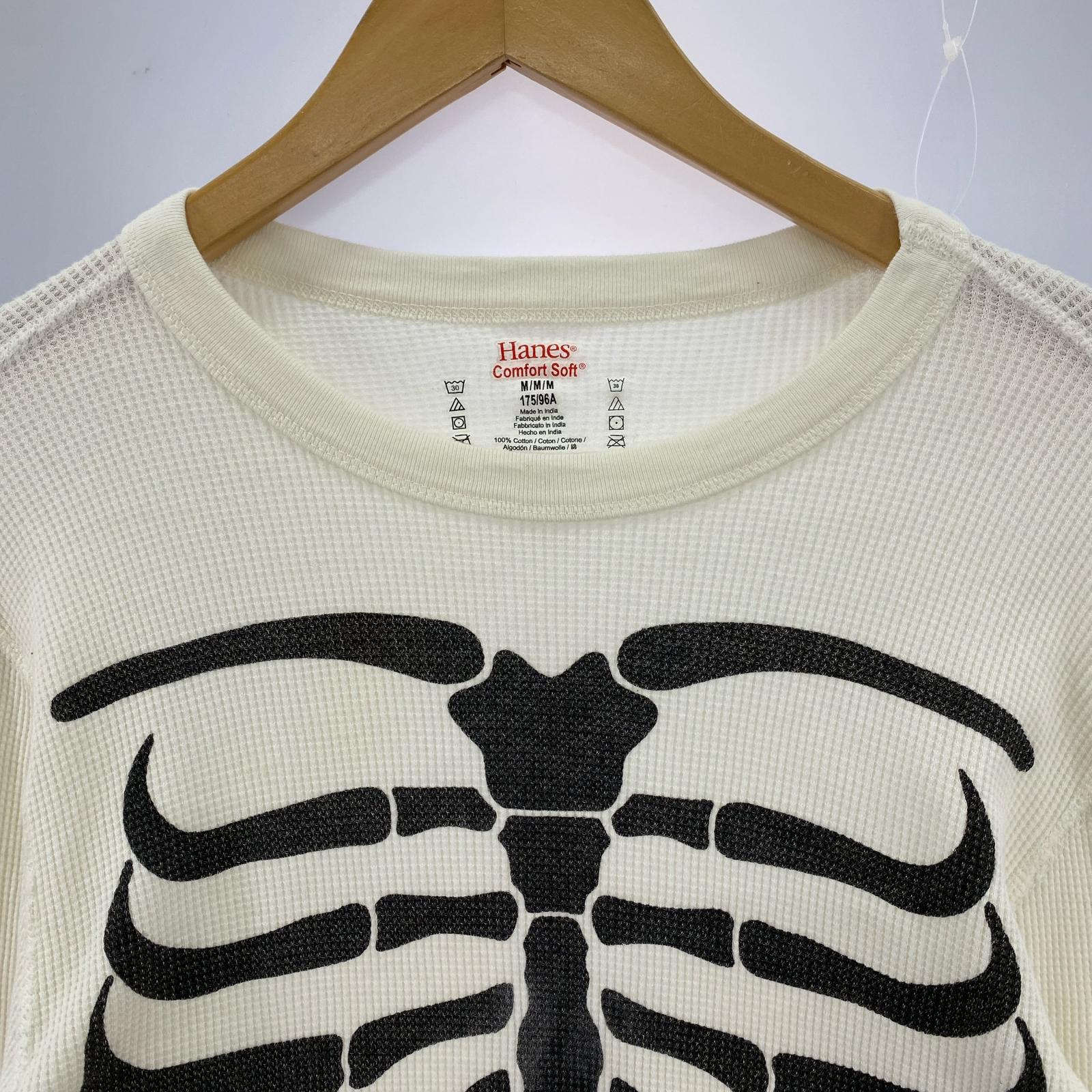 長袖Tシャツ supreme × hanes bones M 白 M ホワイト