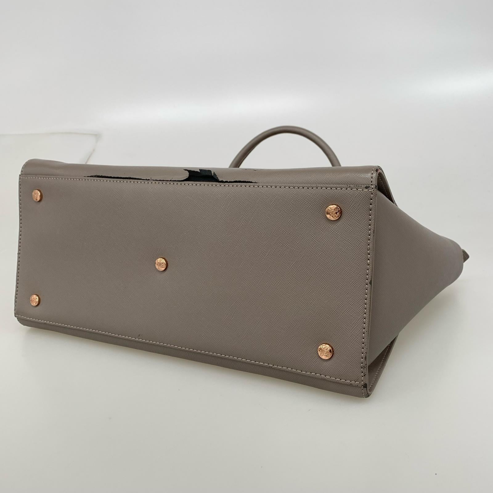 ショルダーバッグ Opio Saffiano 2WAY オピオ サフィアーノ グレー グレー