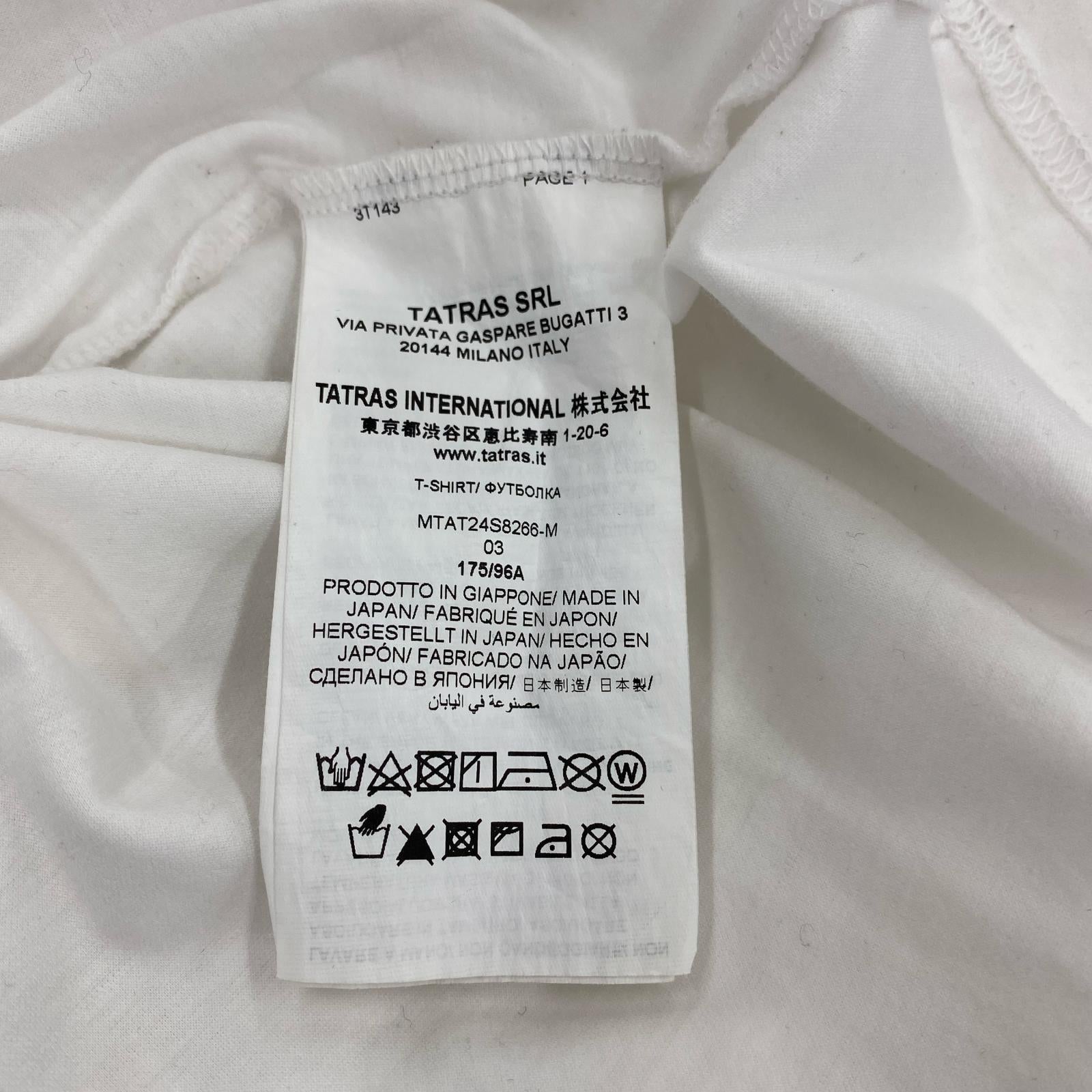 半袖Tシャツ ロゴTEE 03 白 MTAT24S8266 ホワイト