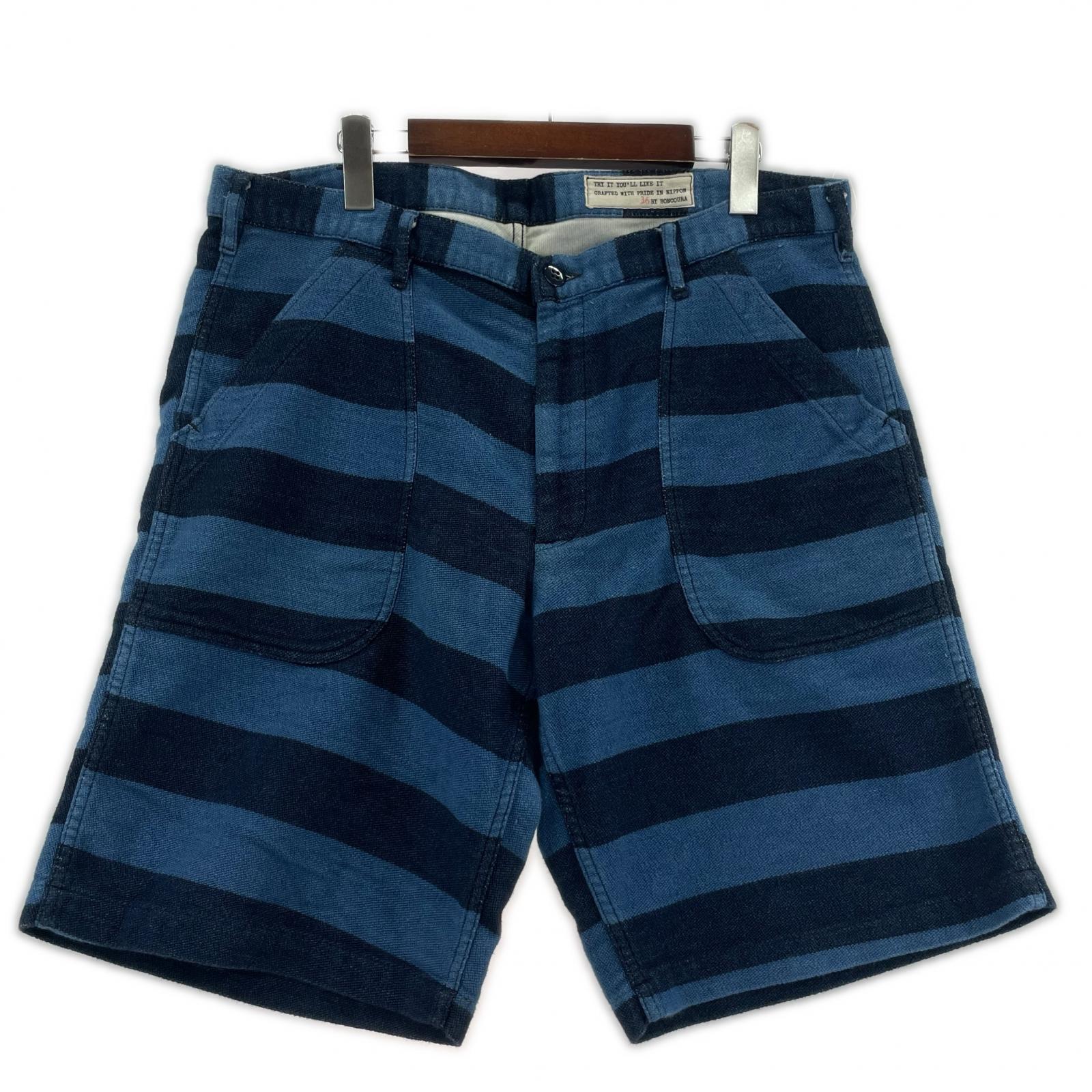 ショートパンツ BONCOURA ボーダー 36