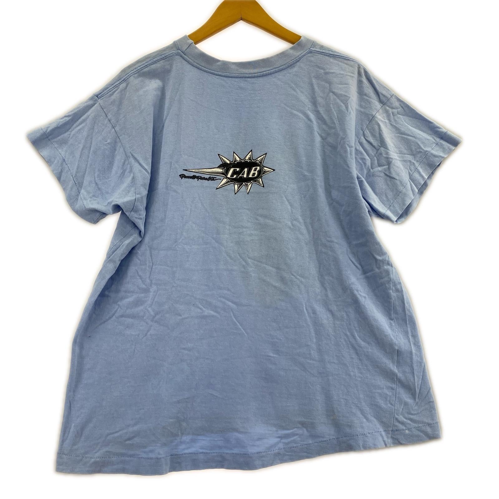 半袖Tシャツ 80s POWELL CABALLERO 青 (L) L ブルー