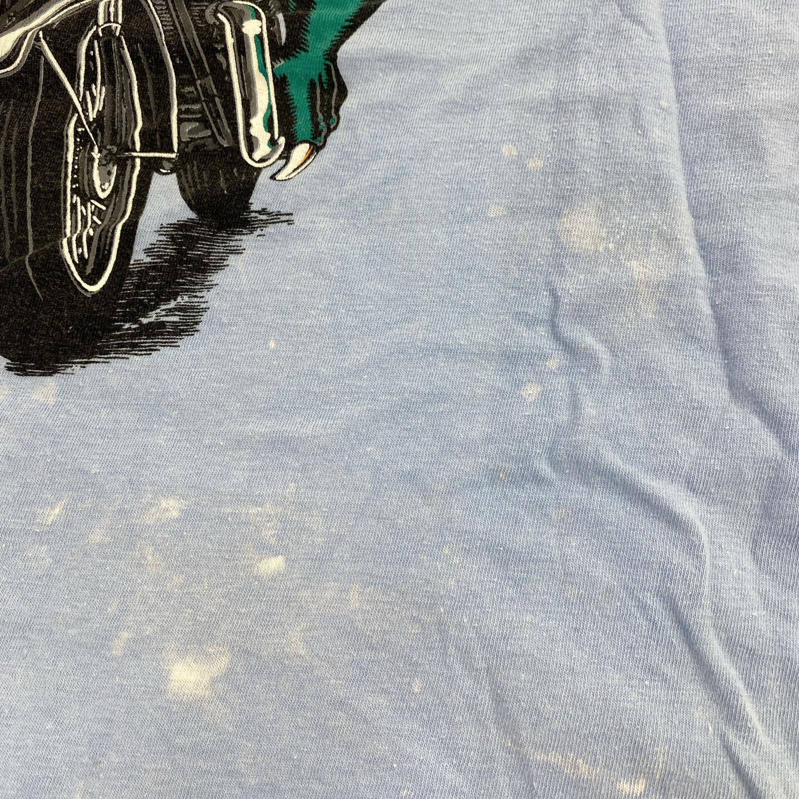 半袖Tシャツ 80s POWELL CABALLERO 青 (L) L ブルー