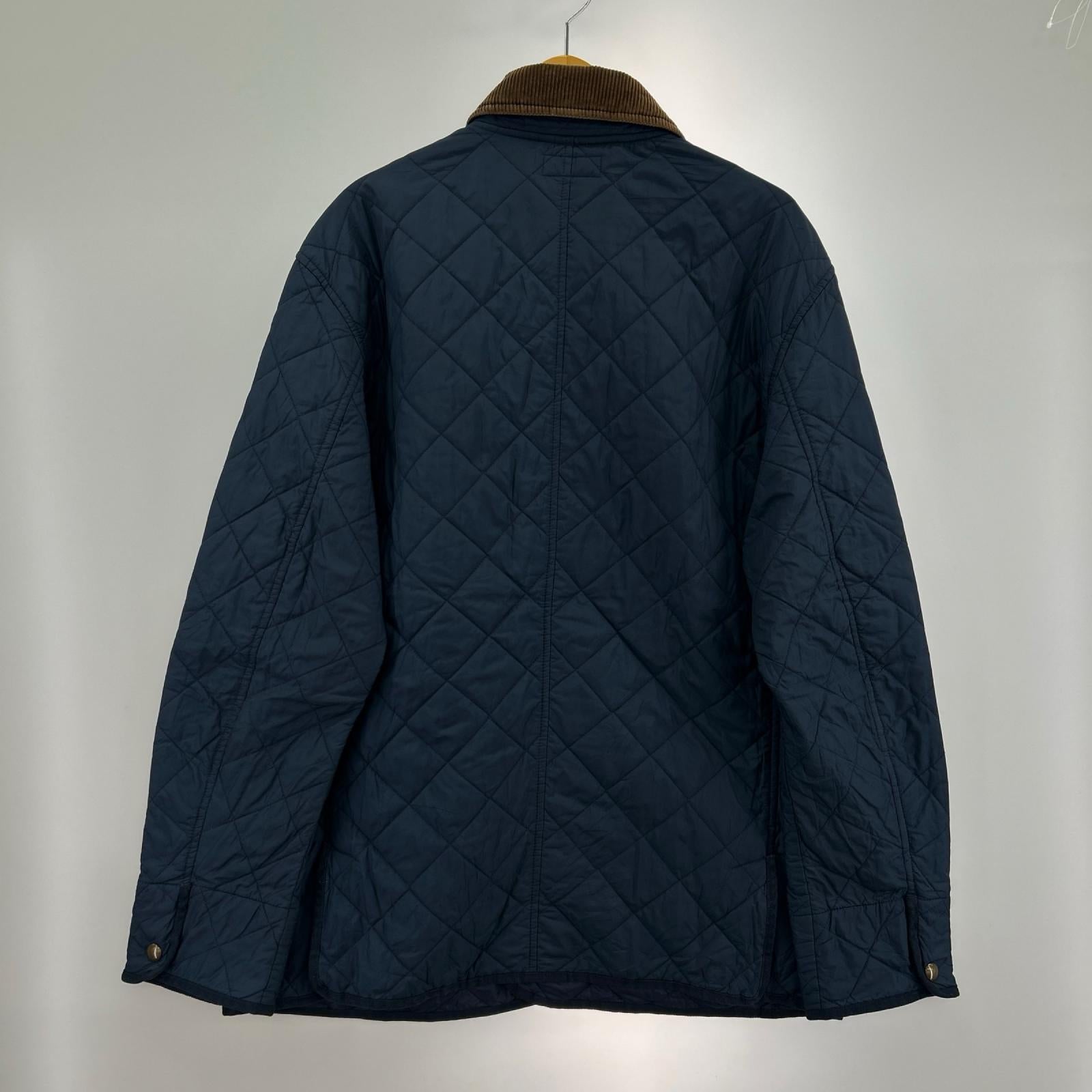 ジャケット キルティング 紺 L L ネイビー