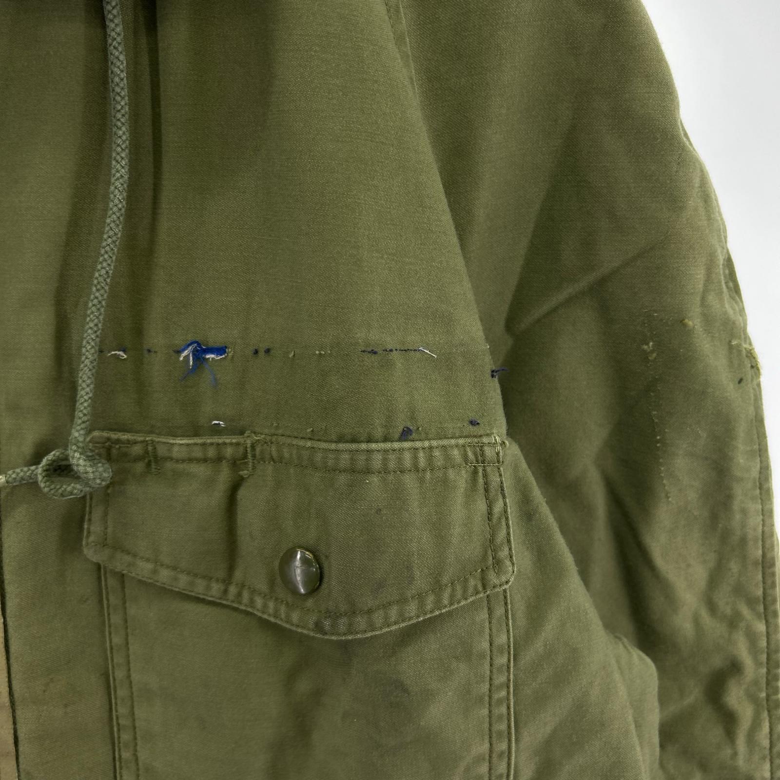 ミリタリージャケット COAT MAN'S W/R SATEEN OG107 M/S カーキ