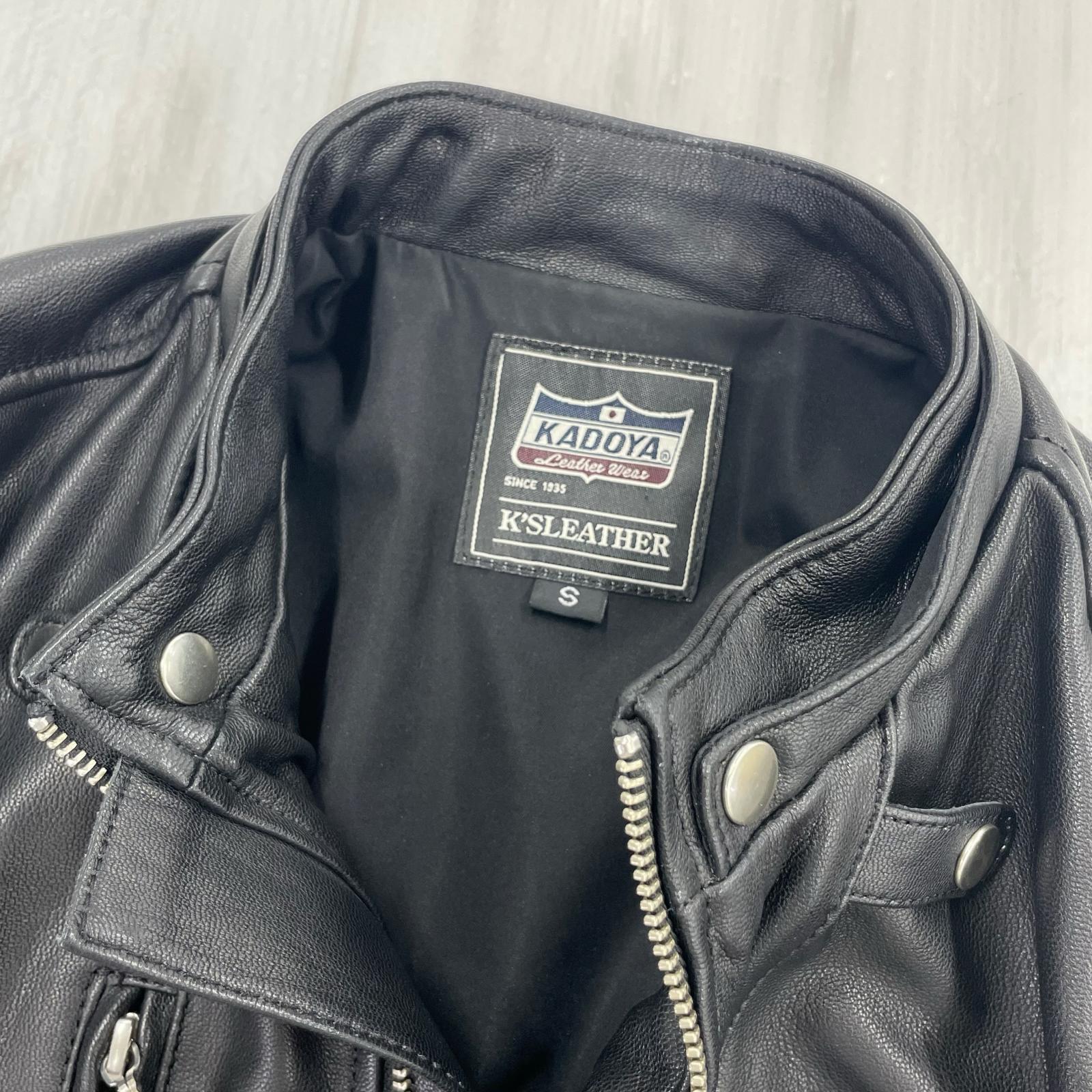 ジャケット KADOYA EURO CAPP ブラック S S ブラック