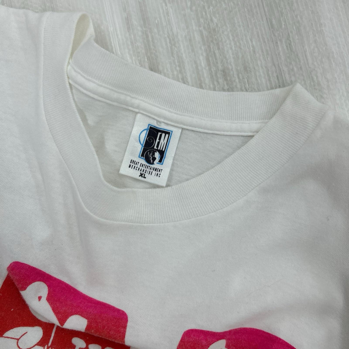 半袖Tシャツ 90s USA製 WOODSTOCK 白 (XL) ホワイト