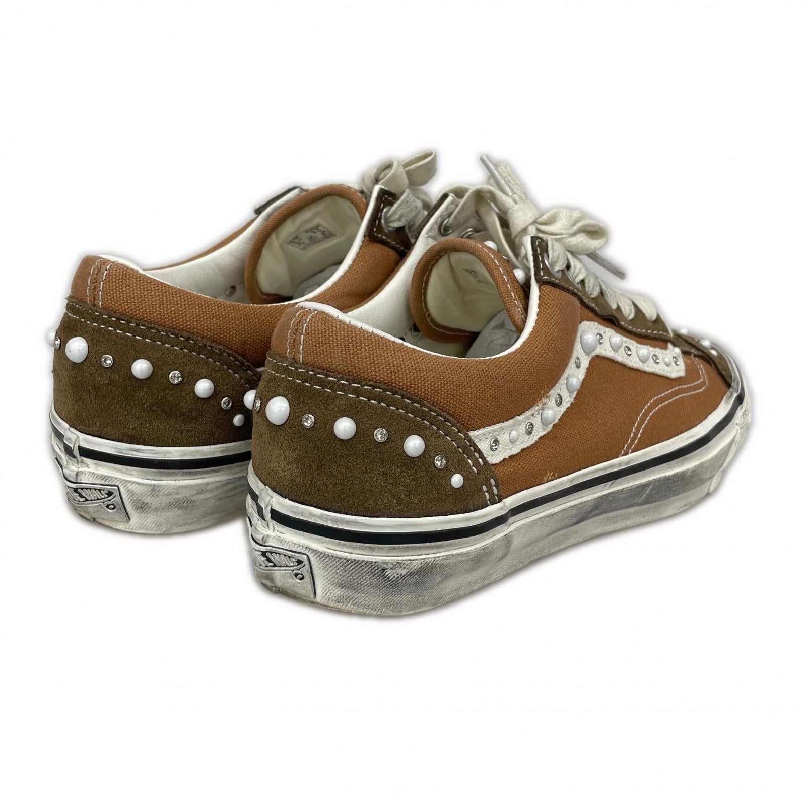 スニーカー VANS PREMIUM OLD SKOOL 36 PEARL VINTAGE COCOA 26.0 26cm (US8 UK7 1/2 EU42) ブラウン