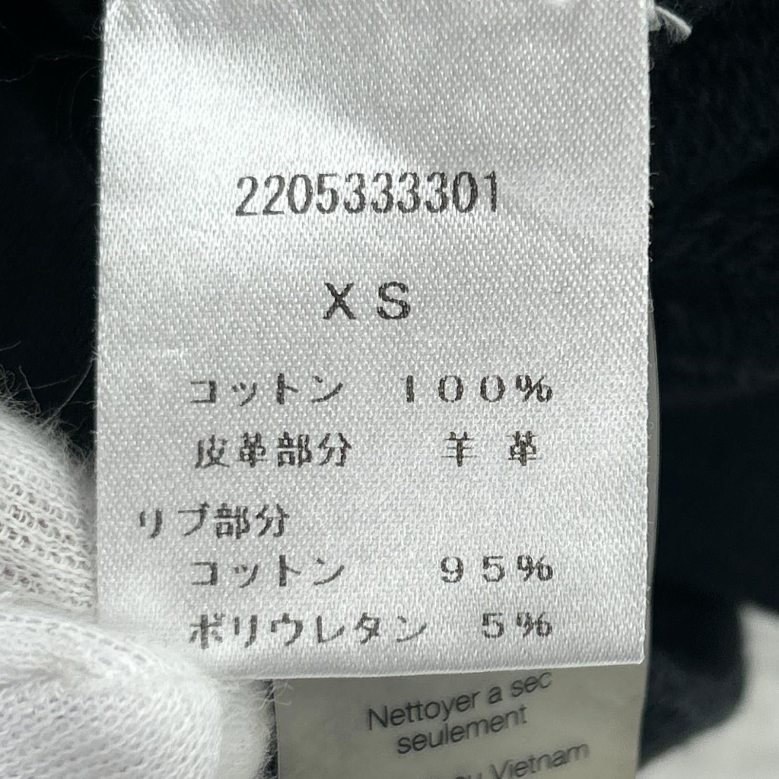 スウェット スウェット 切替 ブラック XS ブラック