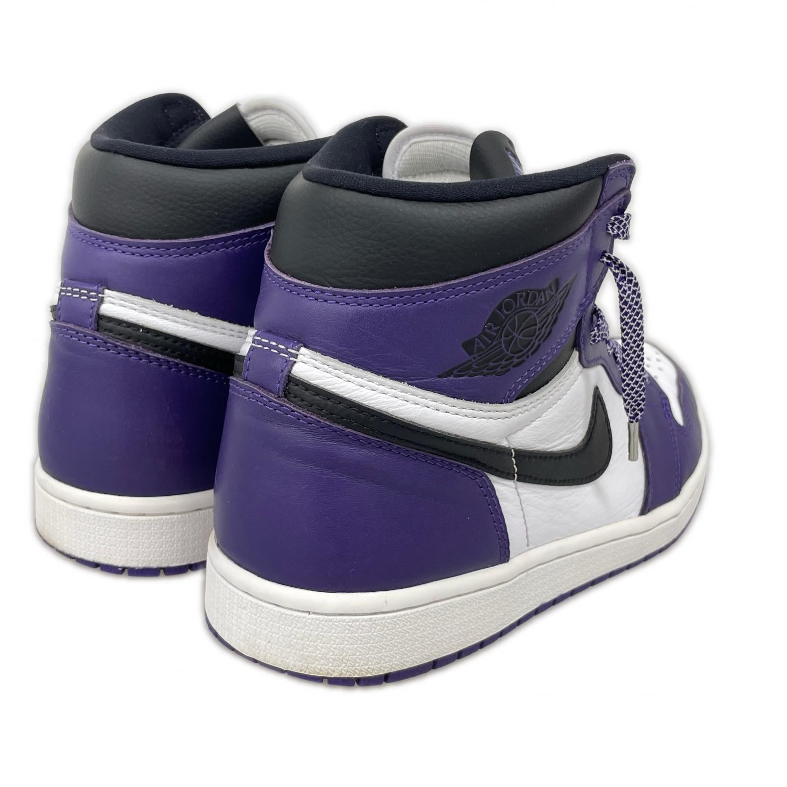 スニーカー Air Jordan 1 Retro High OG 28cm 白/紫 28cm (US10 UK9 1/2 EU46)