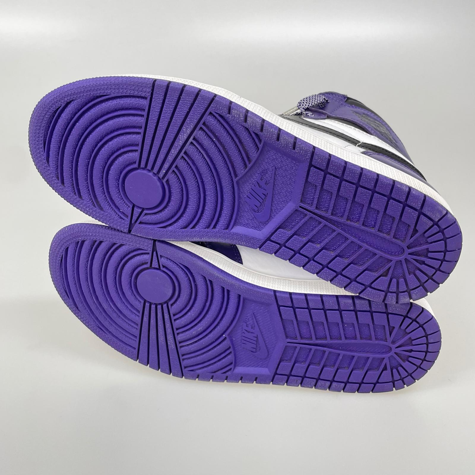 スニーカー Air Jordan 1 Retro High OG 28cm 白/紫 28cm (US10 UK9 1/2 EU46)
