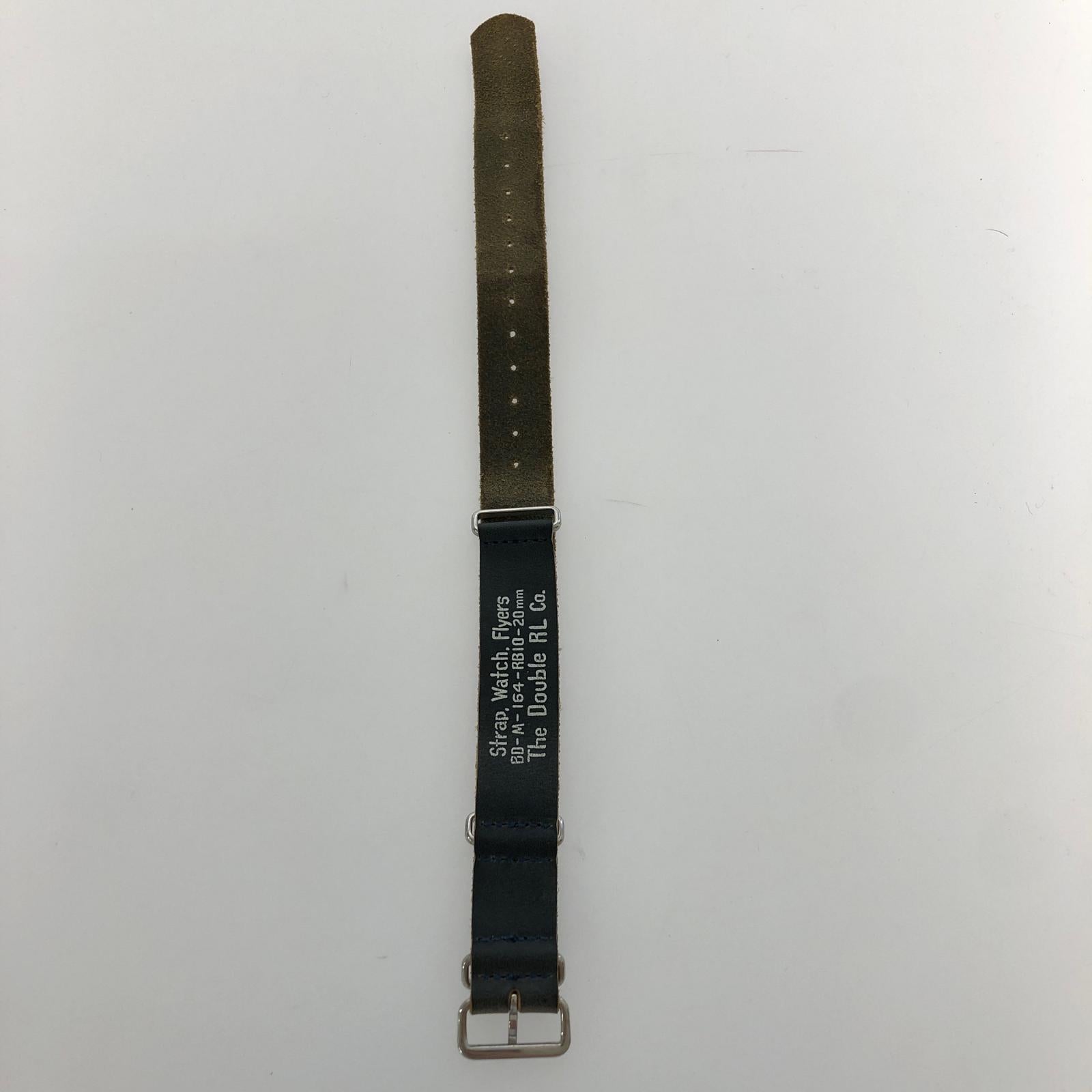その他アクセサリー レザーウォッチベルト グレー