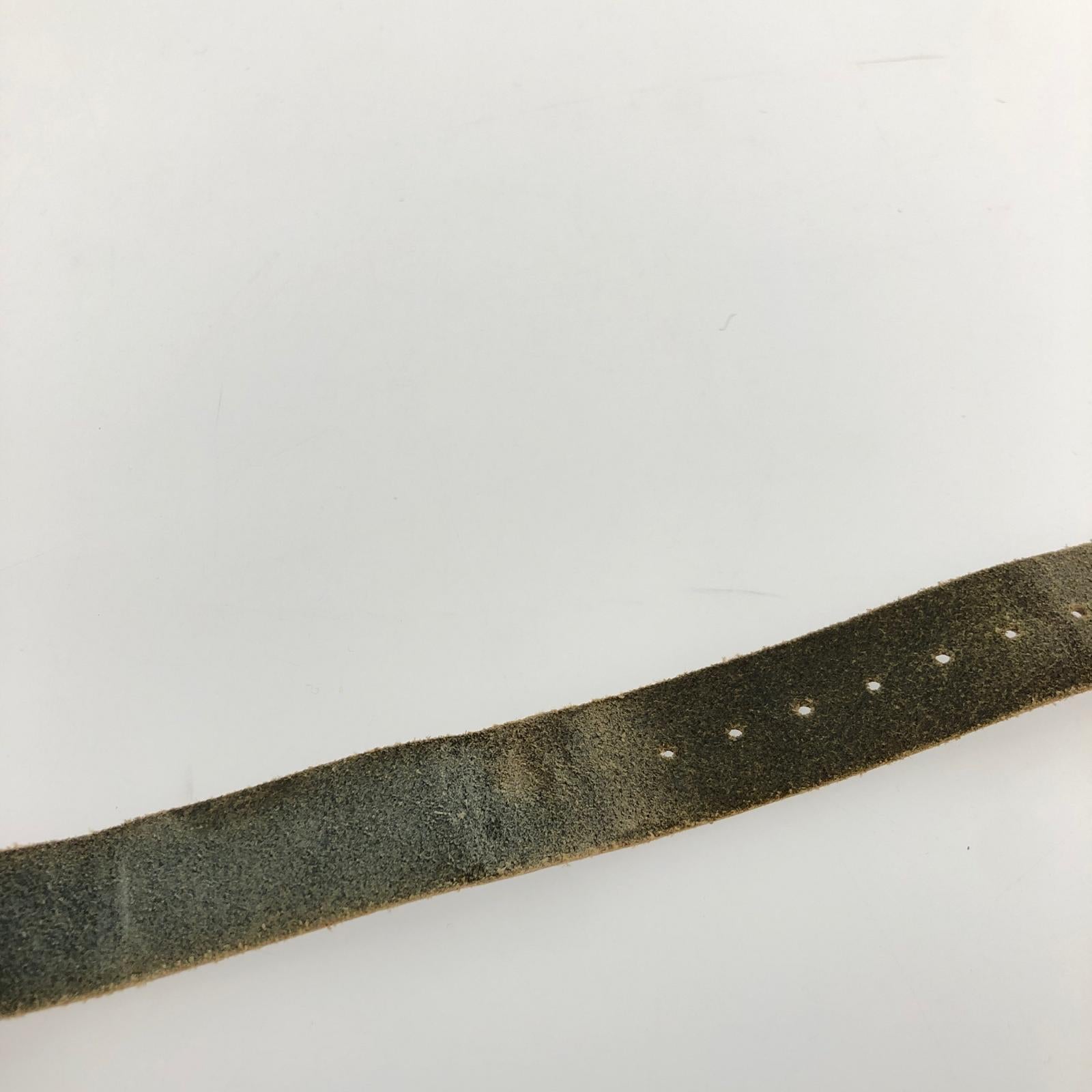 その他アクセサリー レザーウォッチベルト グレー