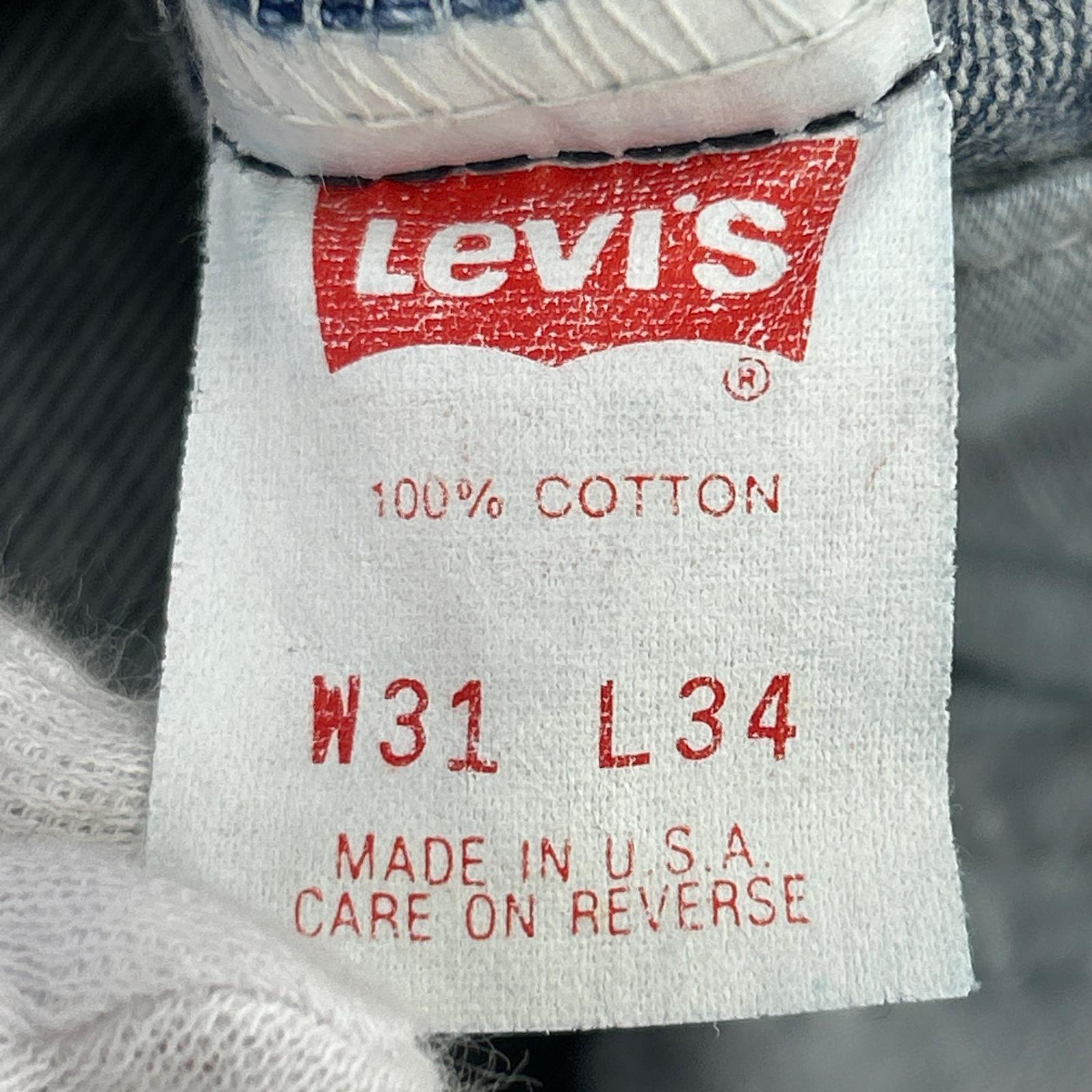 デニムパンツ 90s USA製 505 デニムパンツ 31 ブルー