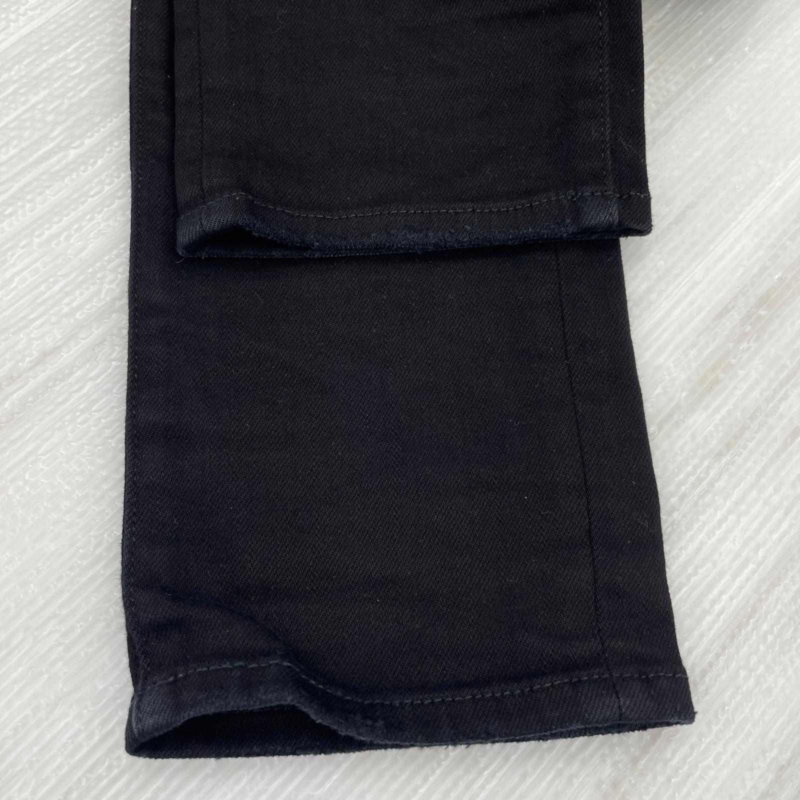 デニムパンツ AMIRI ダメージ加工 スキニー 黒 30 ブラック