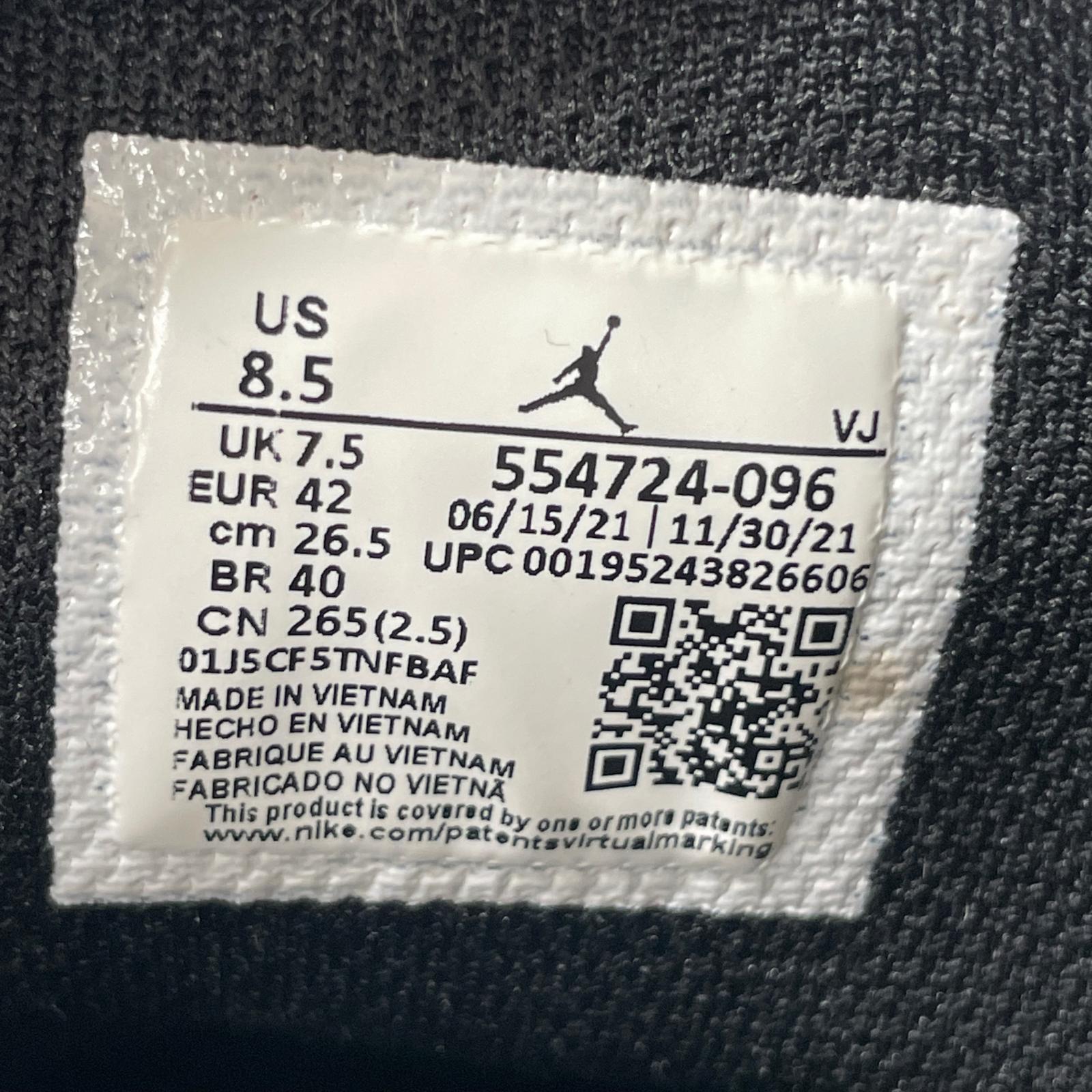 スニーカー AIR JORDAN 1 MID GRY (26.5) 554724-096 26.5cm (US8 1/2 UK8 EU43)