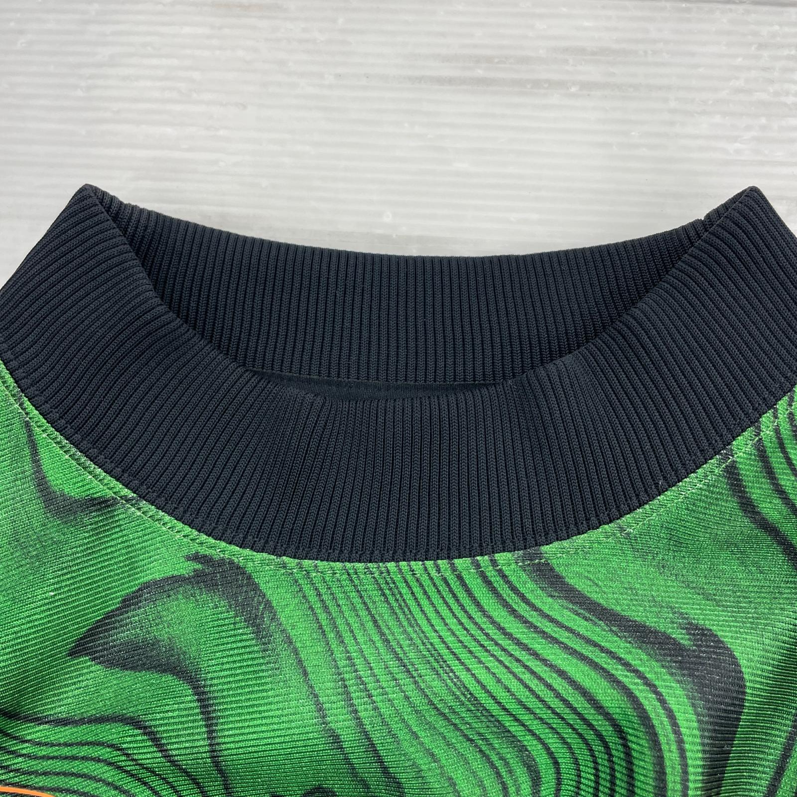 長袖Tシャツ ×NIKE Allover Print Uniform (L) 緑 L グリーン