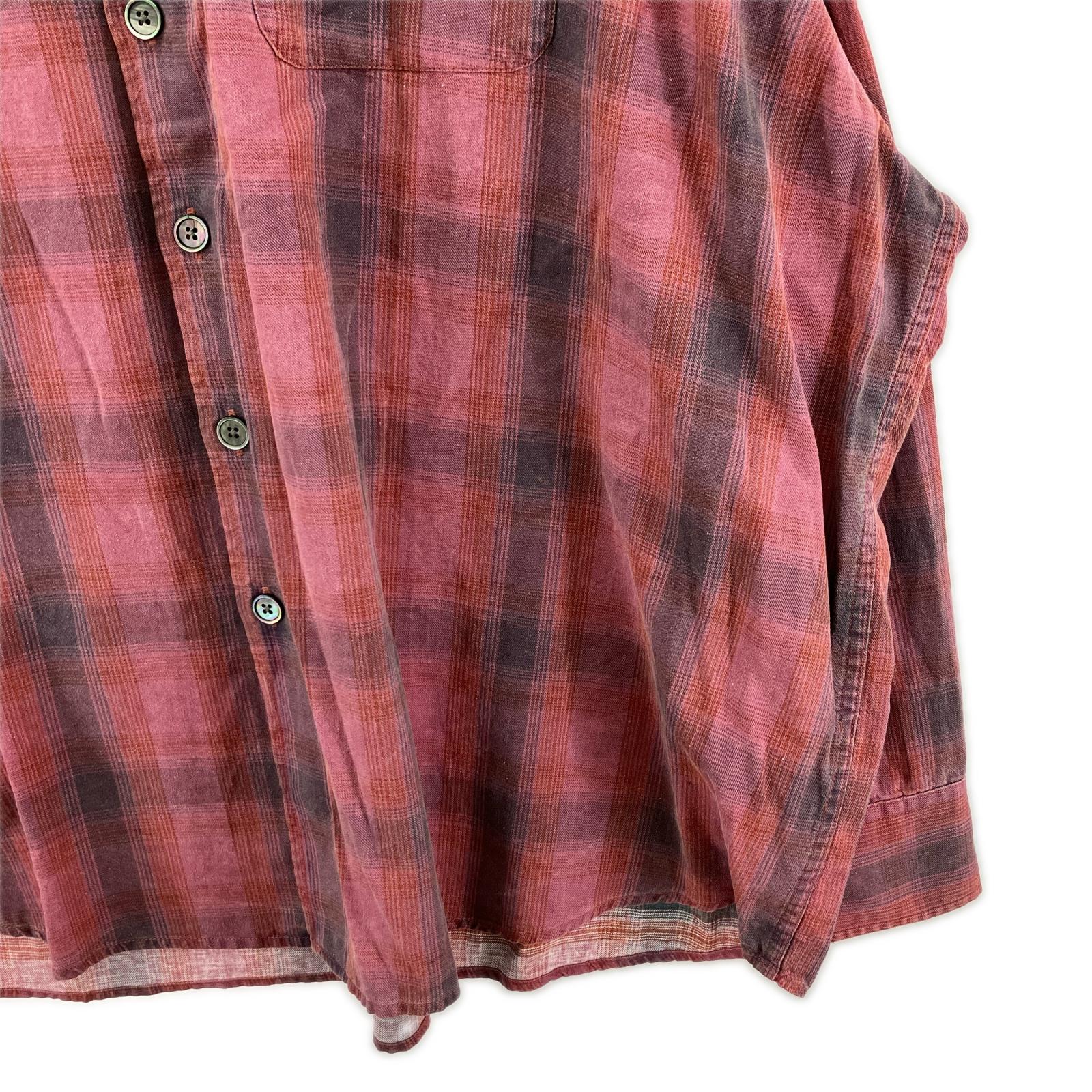 長袖シャツ Our Legacy 25AW BORROWED SHIRT Idaho Flannel Check 46 ピンク
