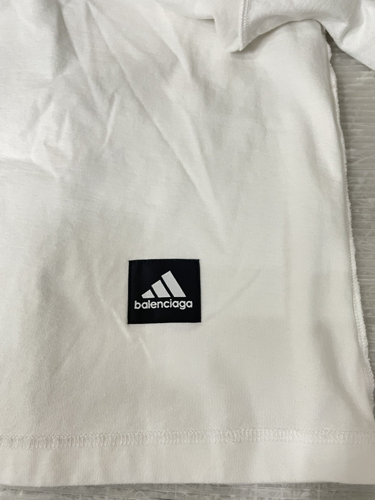 BALENCIAGA×adidas 23SS Inside Out T-Shirt オーバーサイズTee 1 白 731769 TNVA6