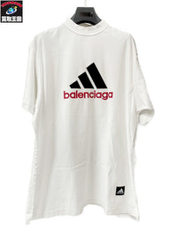 BALENCIAGA×adidas 23SS Inside Out T-Shirt オーバーサイズTee 1 白 731769 TNVA6
