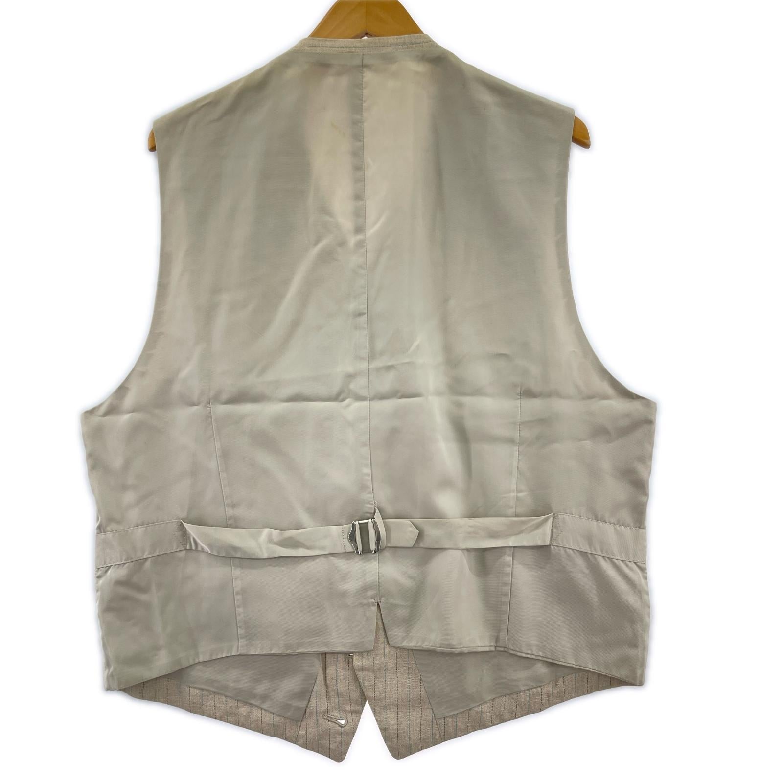 その他アウター 95ss Linen Vest M