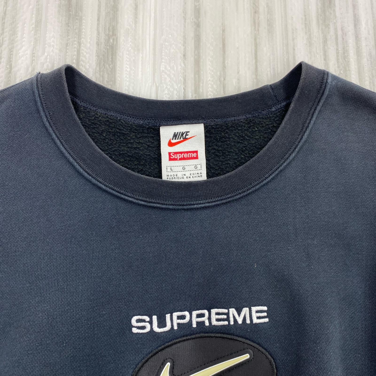 スウェット NIKE Supreme 20AW/Jewel Crewneck BLK L ブラック