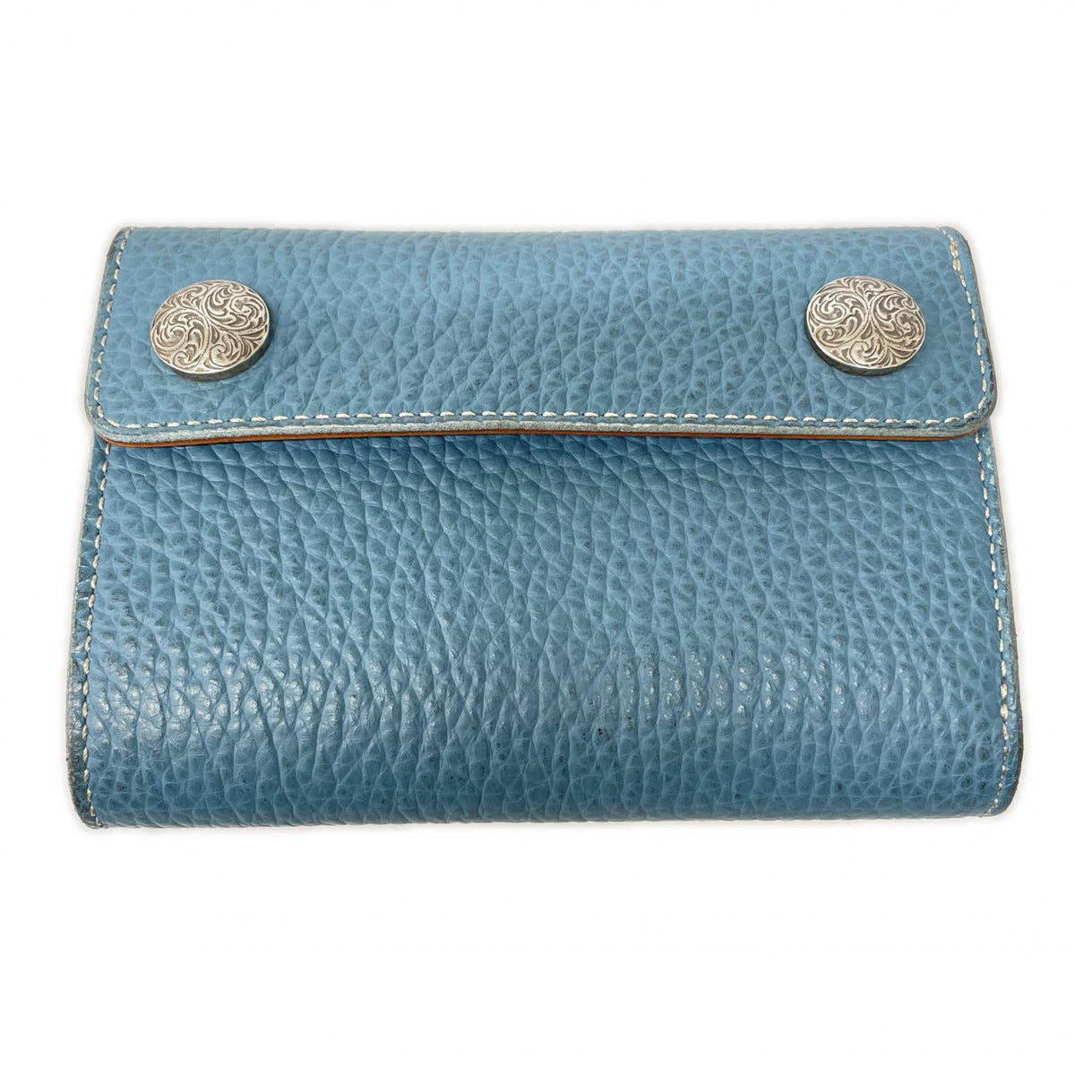 コンパクトウォレット FUNNY/Double Dots Billfold/BLU ブルー