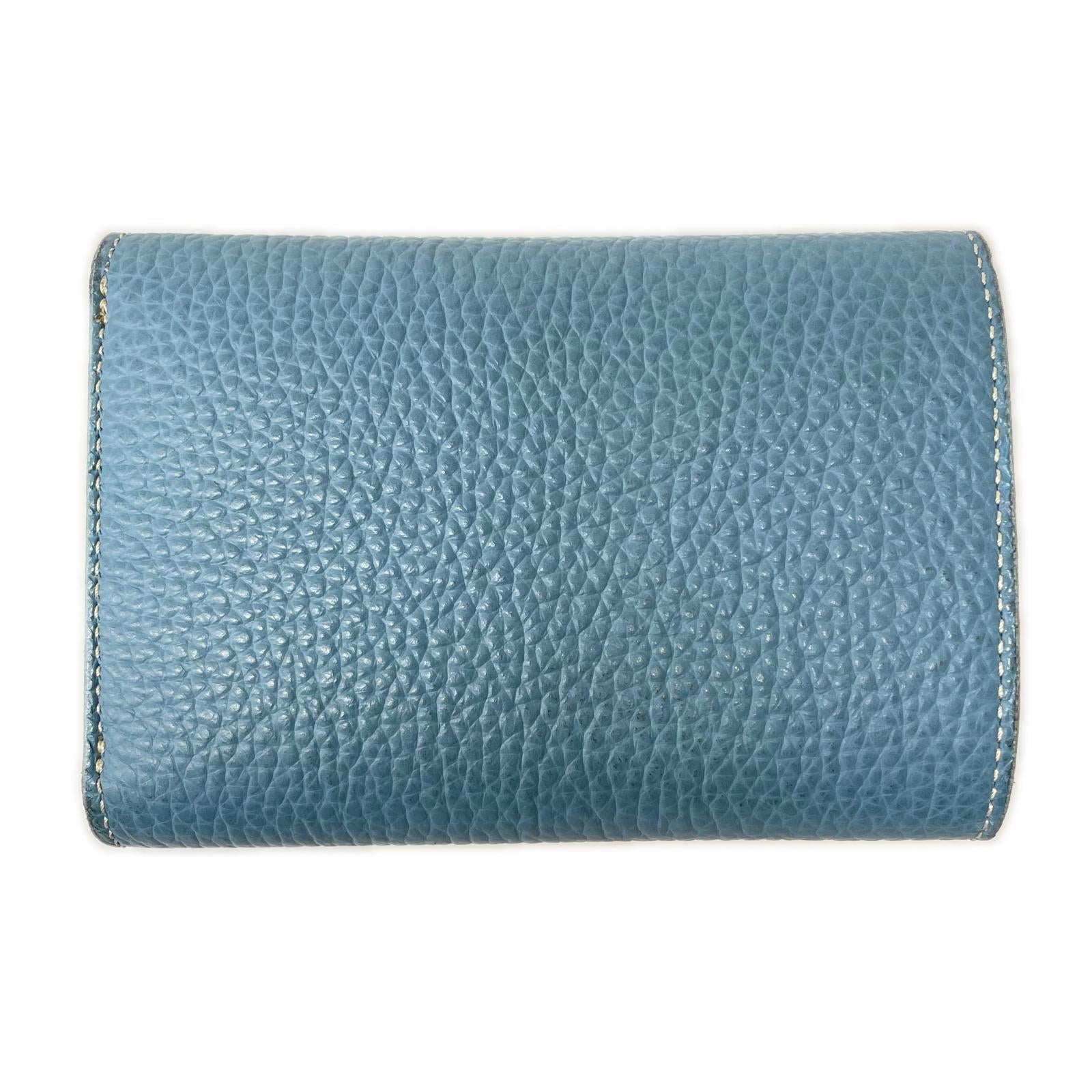 コンパクトウォレット FUNNY/Double Dots Billfold/BLU ブルー