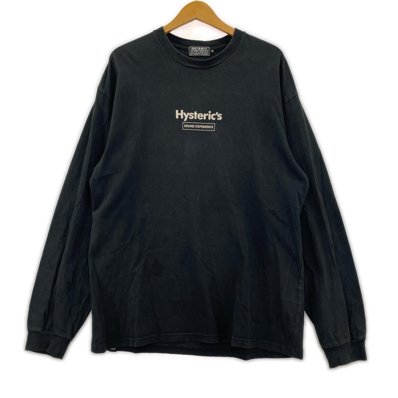 長袖Tシャツ SOUND EXPERIENCE Tシャツ 黒 (XL) ブラック