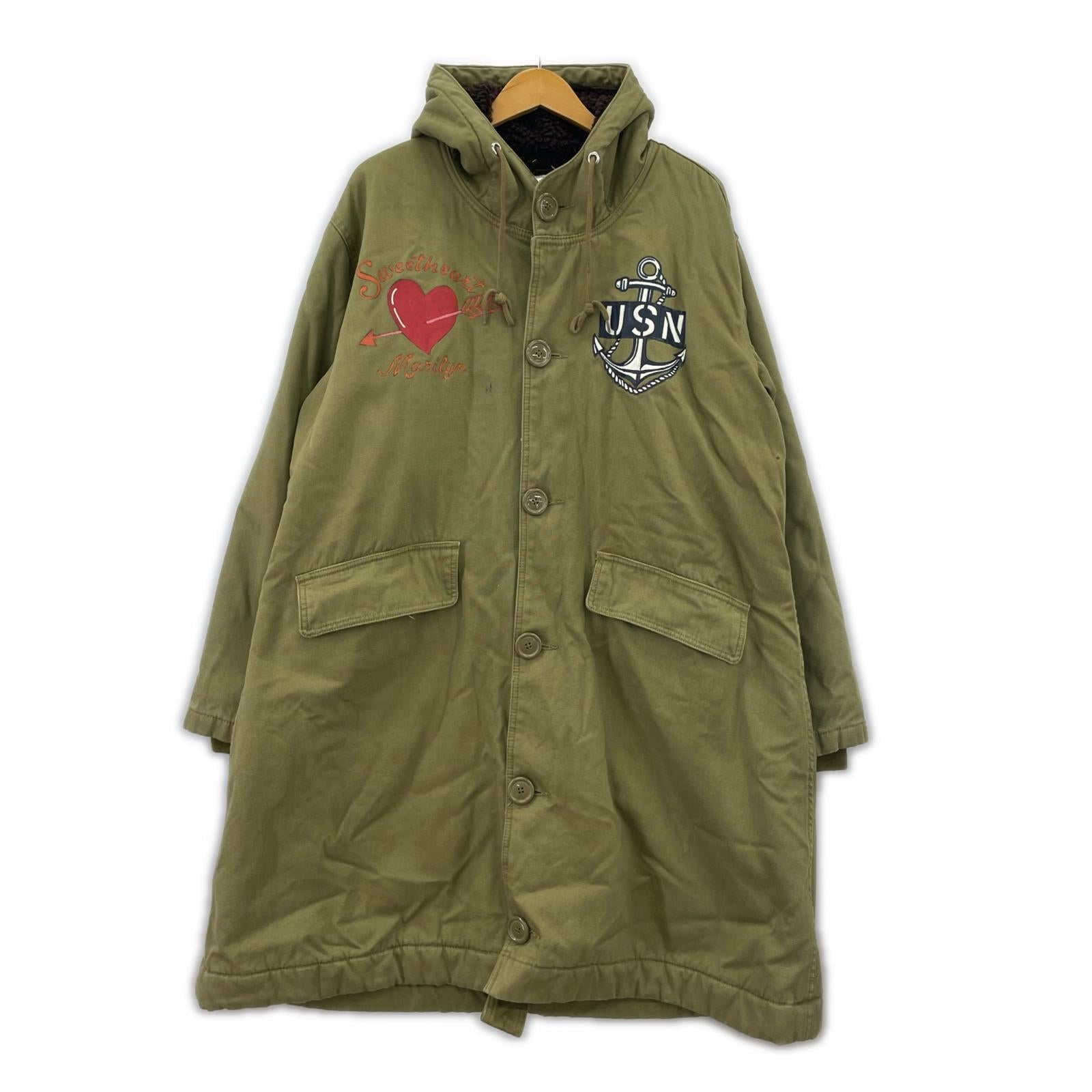 ジャケット WAIPER ペイントモッズコート カーキ カーキ