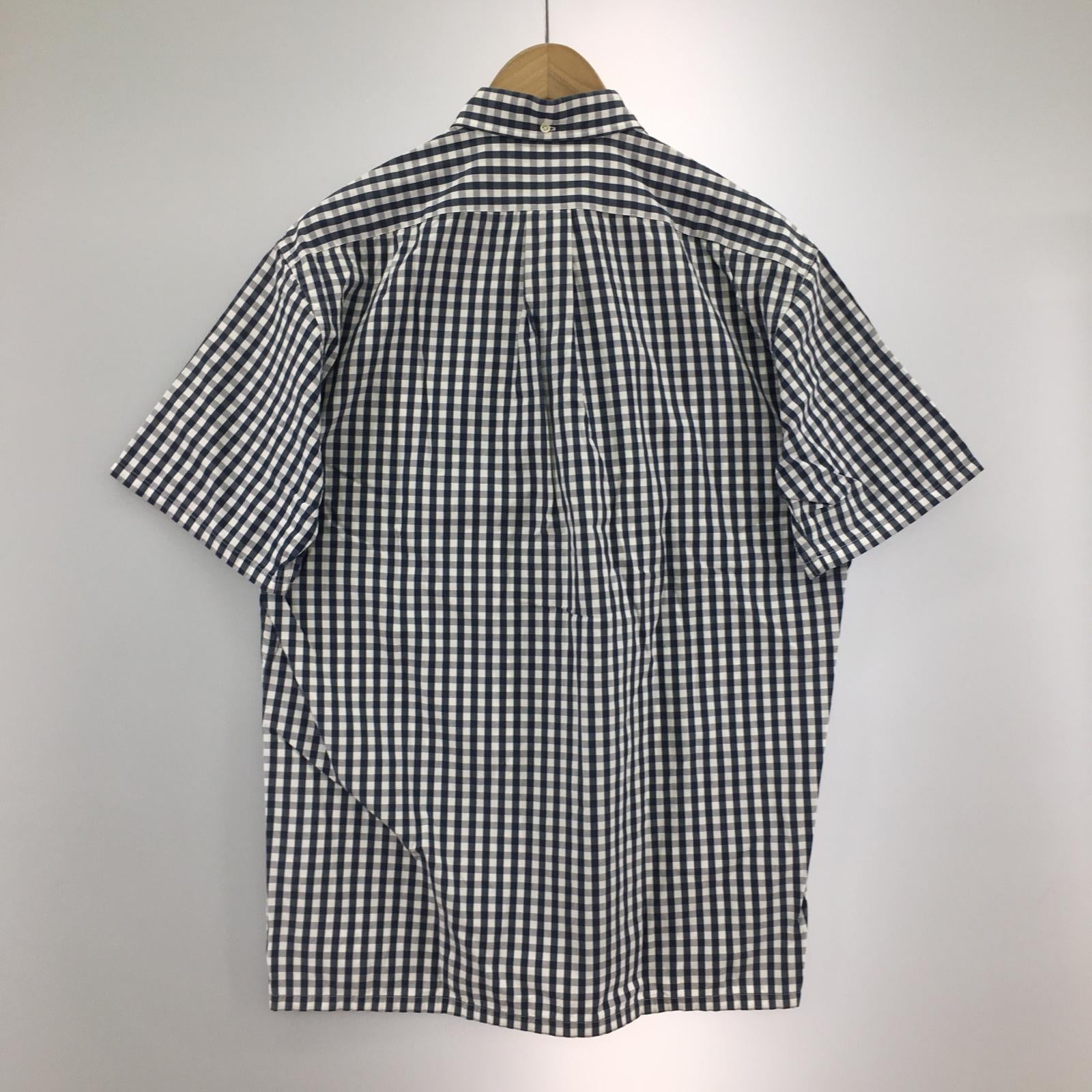 半袖シャツ 90s GREGGOR ギンガムチェック BLU S S ブルー