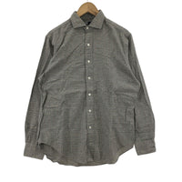 長袖シャツ オールドタグ グレンチェック GRY (15.5-34) グレー