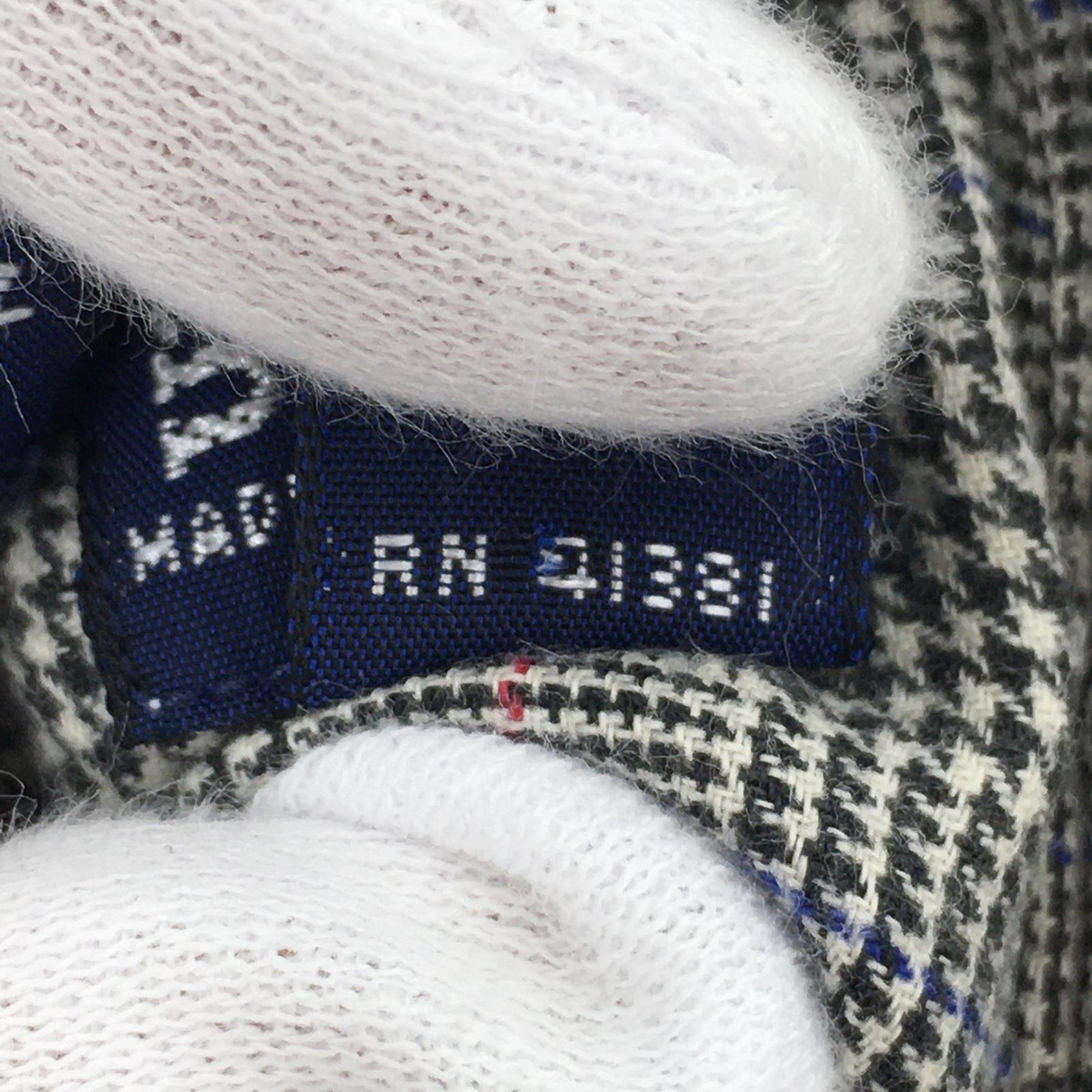 長袖シャツ オールドタグ グレンチェック GRY (15.5-34) グレー