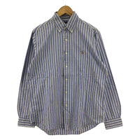 長袖シャツ CLASSIC ストライプ BLU M M ブルー