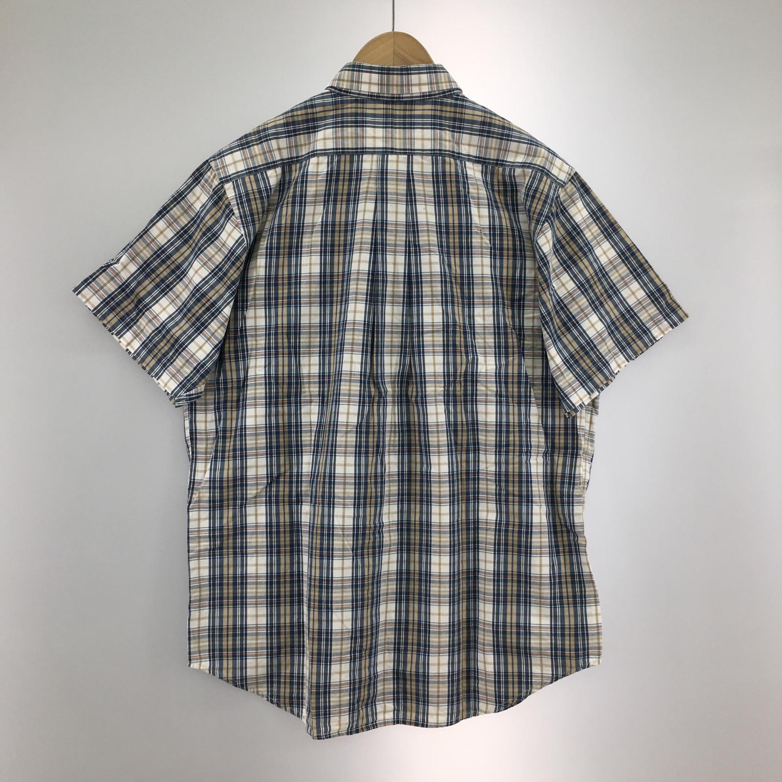半袖シャツ オールドタグ チェックシャツ M M