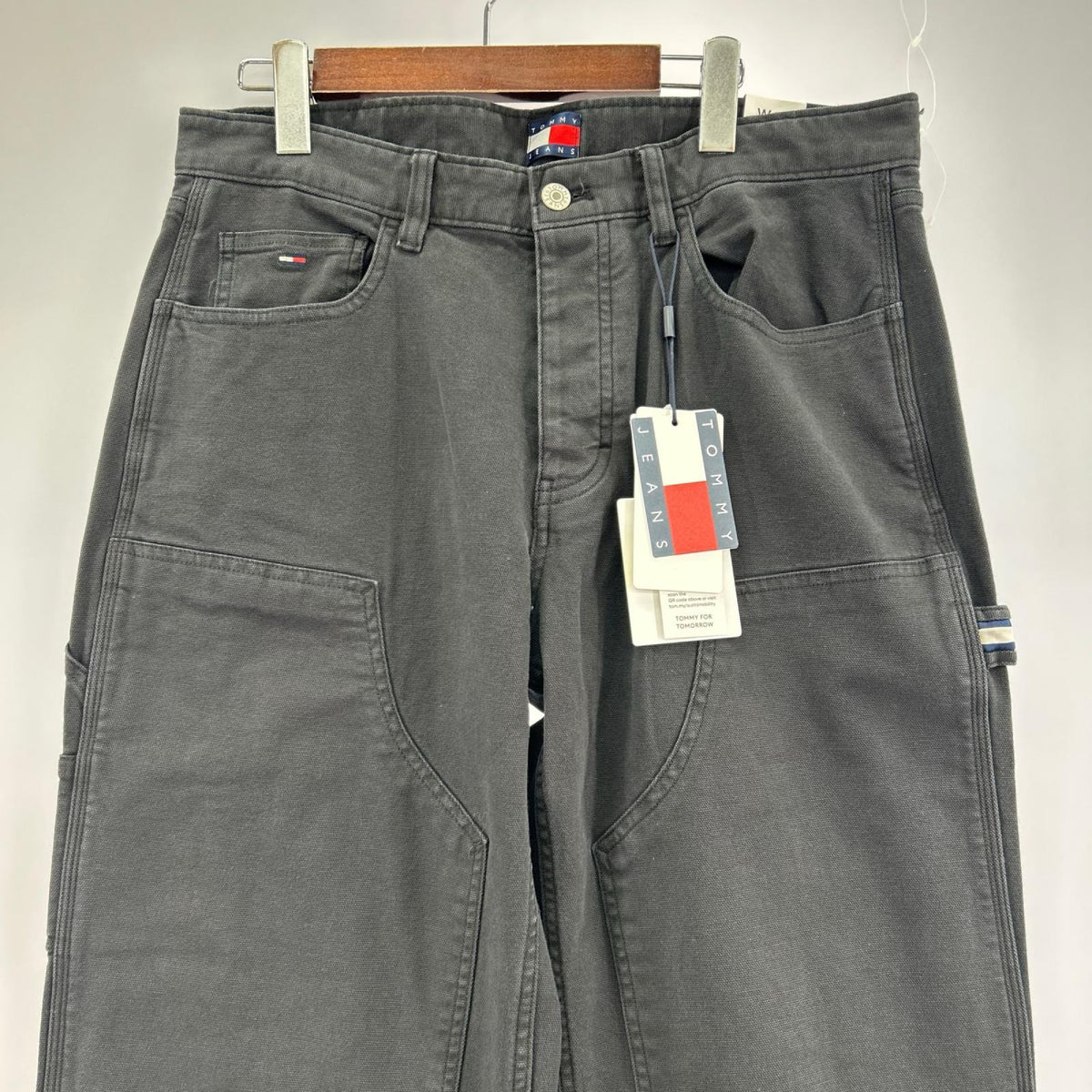 パンツ TOMMY JEANS ペインターパンツ 黒 30 ブラック