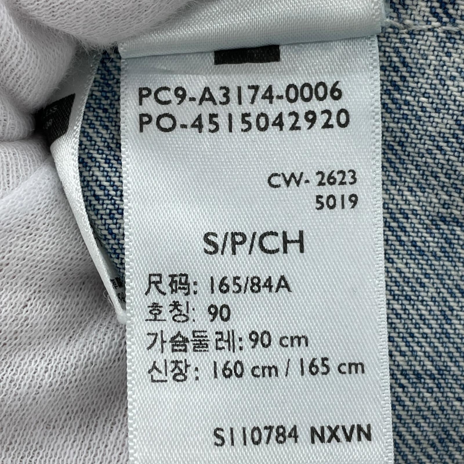 ジャケット プレミアム TYPE 1 インディゴ S S ブルー