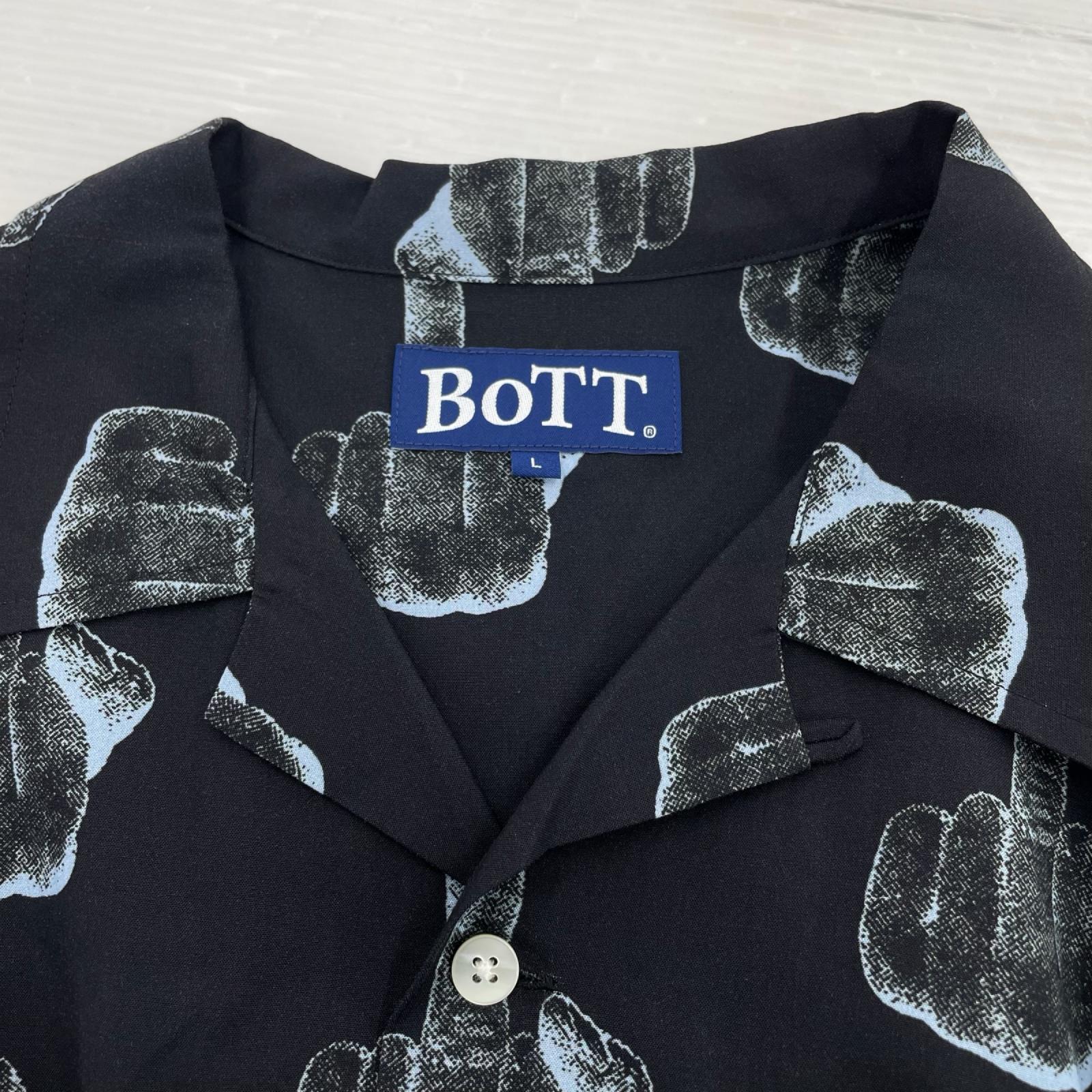 半袖シャツ Finger Short Sleeve Shirt 黒 (L) L ブラック