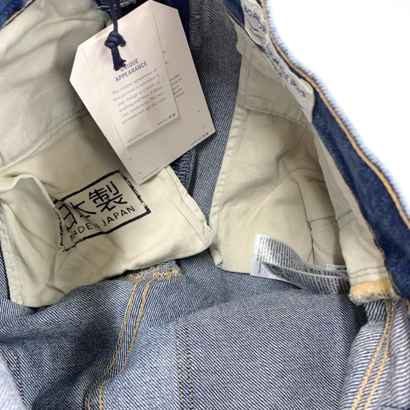 デニムパンツ Levi's BORROWED FROM THE BOYS 加工デニムパンツ W24L30 ブルー