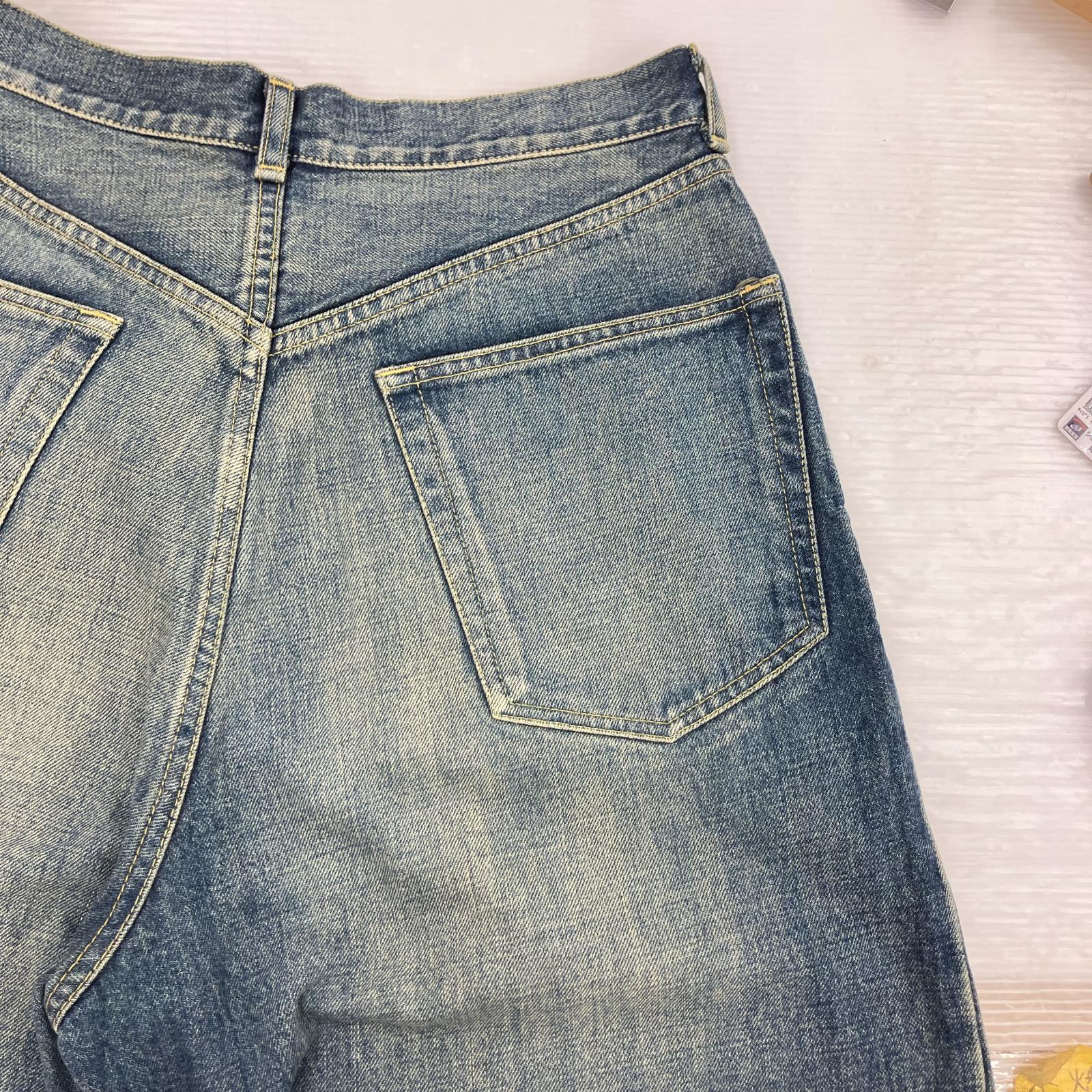 デニムパンツ marka 26SS BAGGY JEANS 13.5oz セルビッチデニム 1 インディゴ