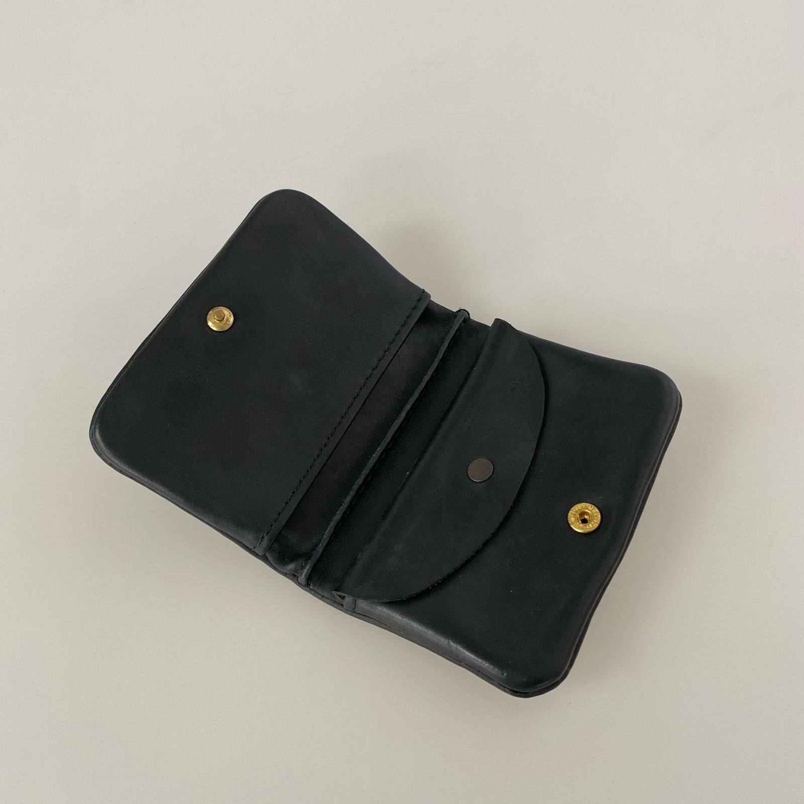 コインケース GUIDI 内縫い カード コインケース ブラック ブラック