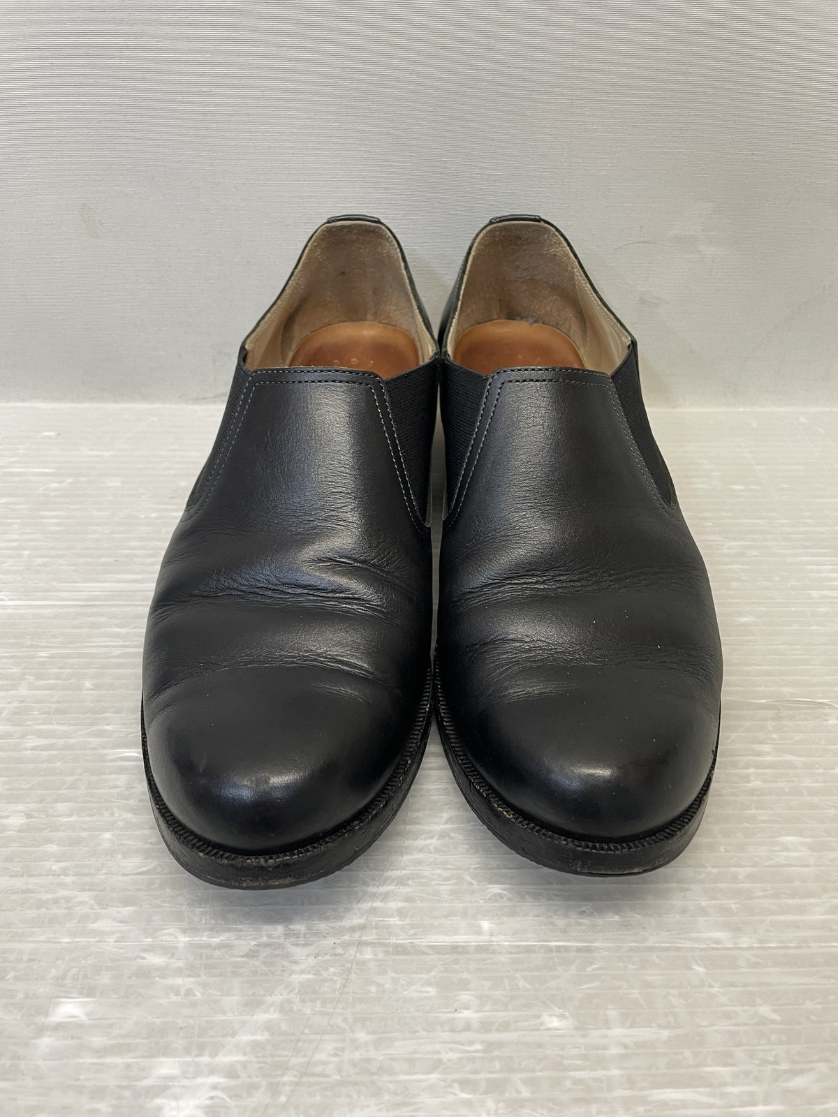 シューズ POST PRODUCTION MIL-DRESS Calf サイドゴアシューズ 6 ブラック
