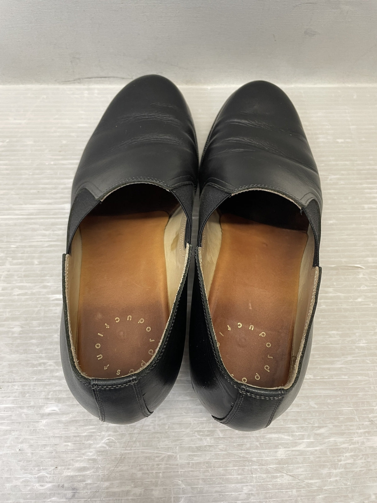 シューズ POST PRODUCTION MIL-DRESS Calf サイドゴアシューズ 6 ブラック